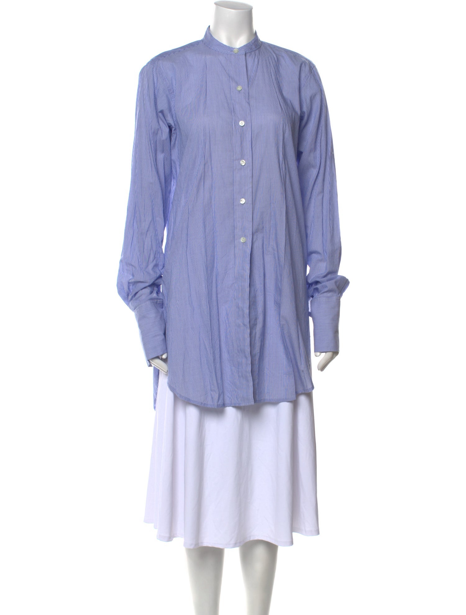 Moussy Vintage Striped Mock Neck Tunic