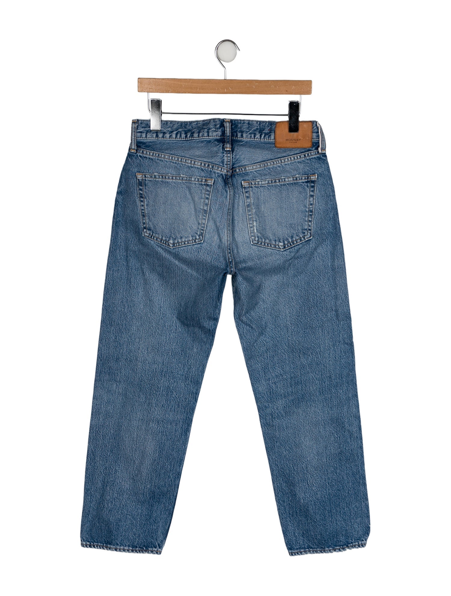 Moussy Vintage Mid-Rise Straight Leg Jeans