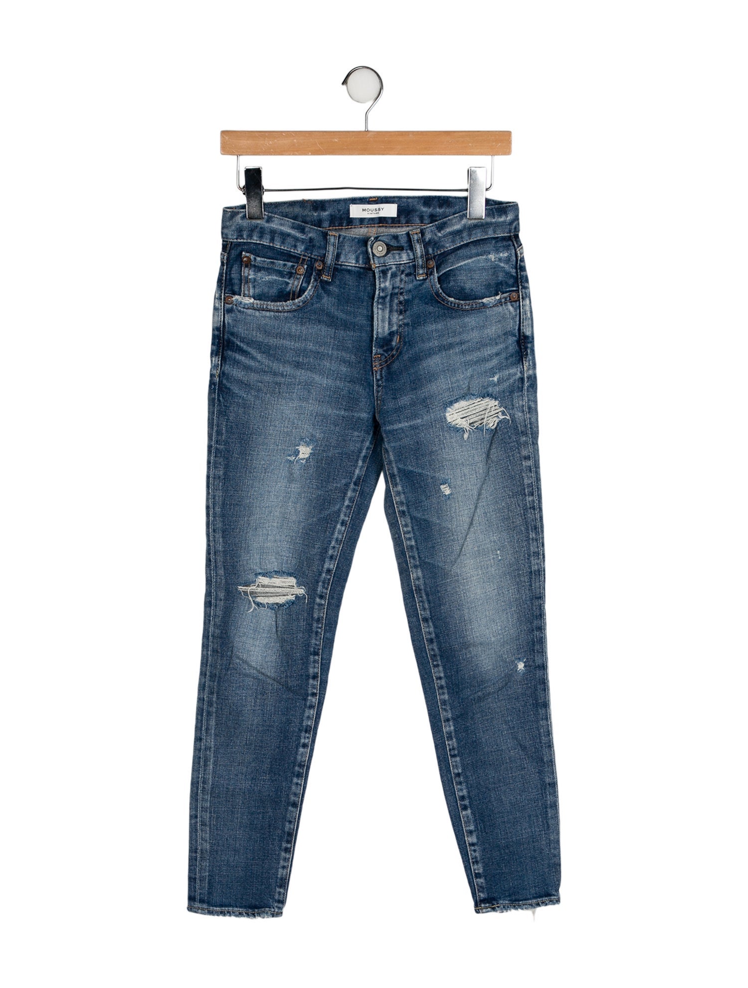 Moussy Vintage Mid-Rise Skinny Leg Jeans