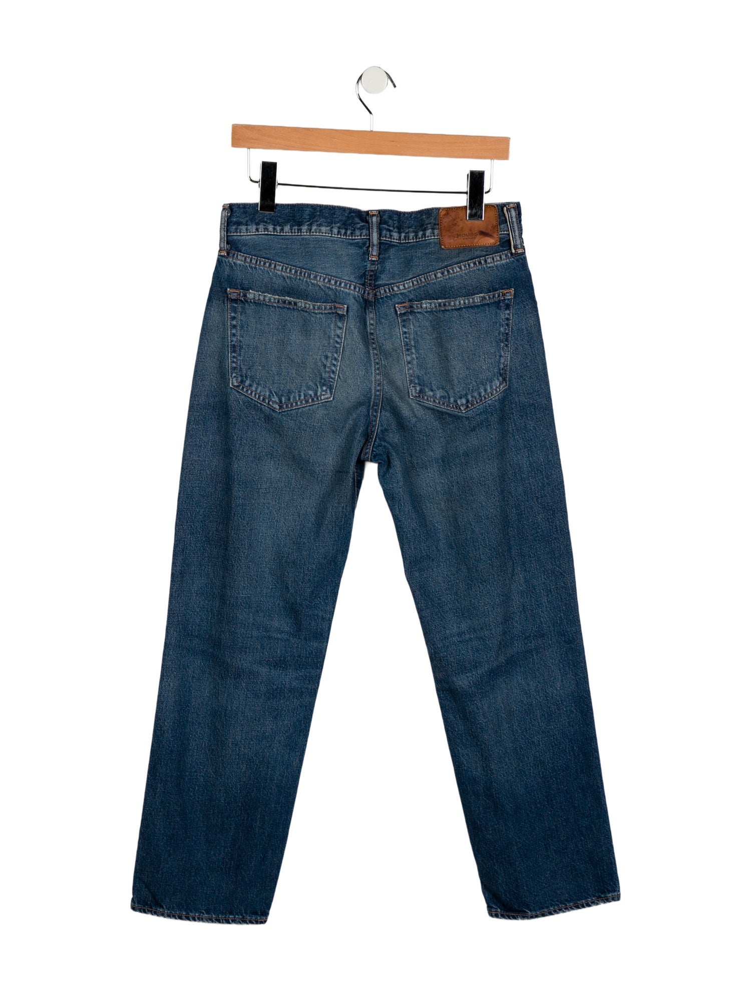 Moussy Vintage Mid-Rise Straight Leg Jeans