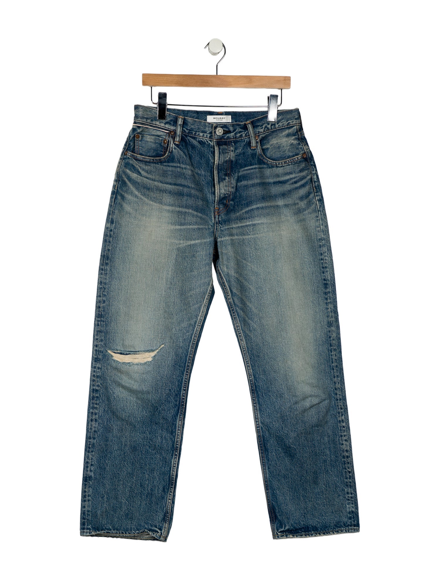 Moussy Vintage High-Rise Wide Leg Jeans