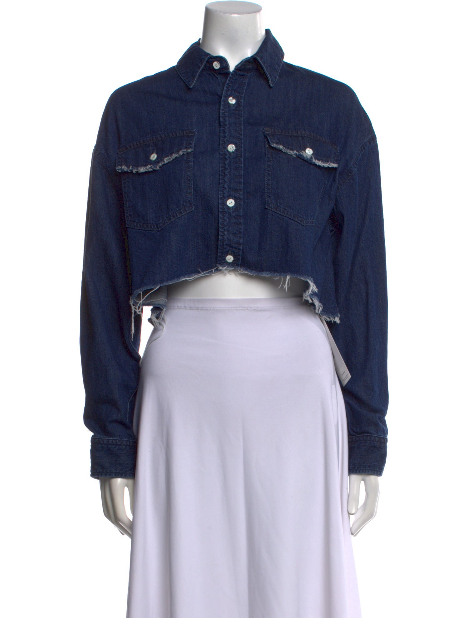 Moussy Vintage Long Sleeve Crop Top