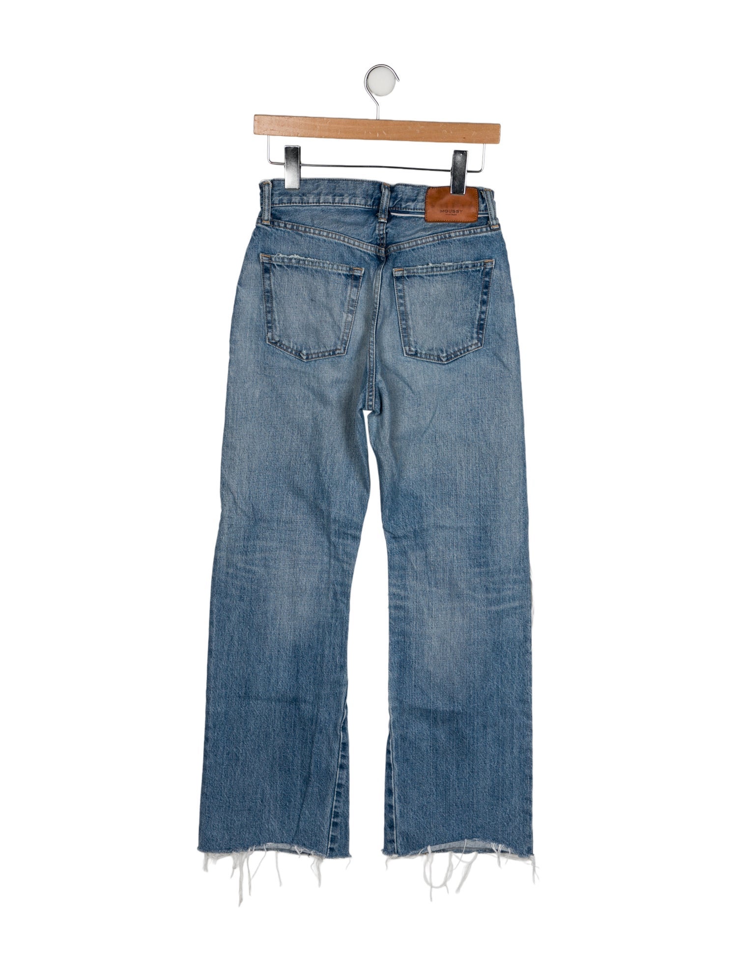 Moussy Vintage Mid-Rise Wide Leg Jeans