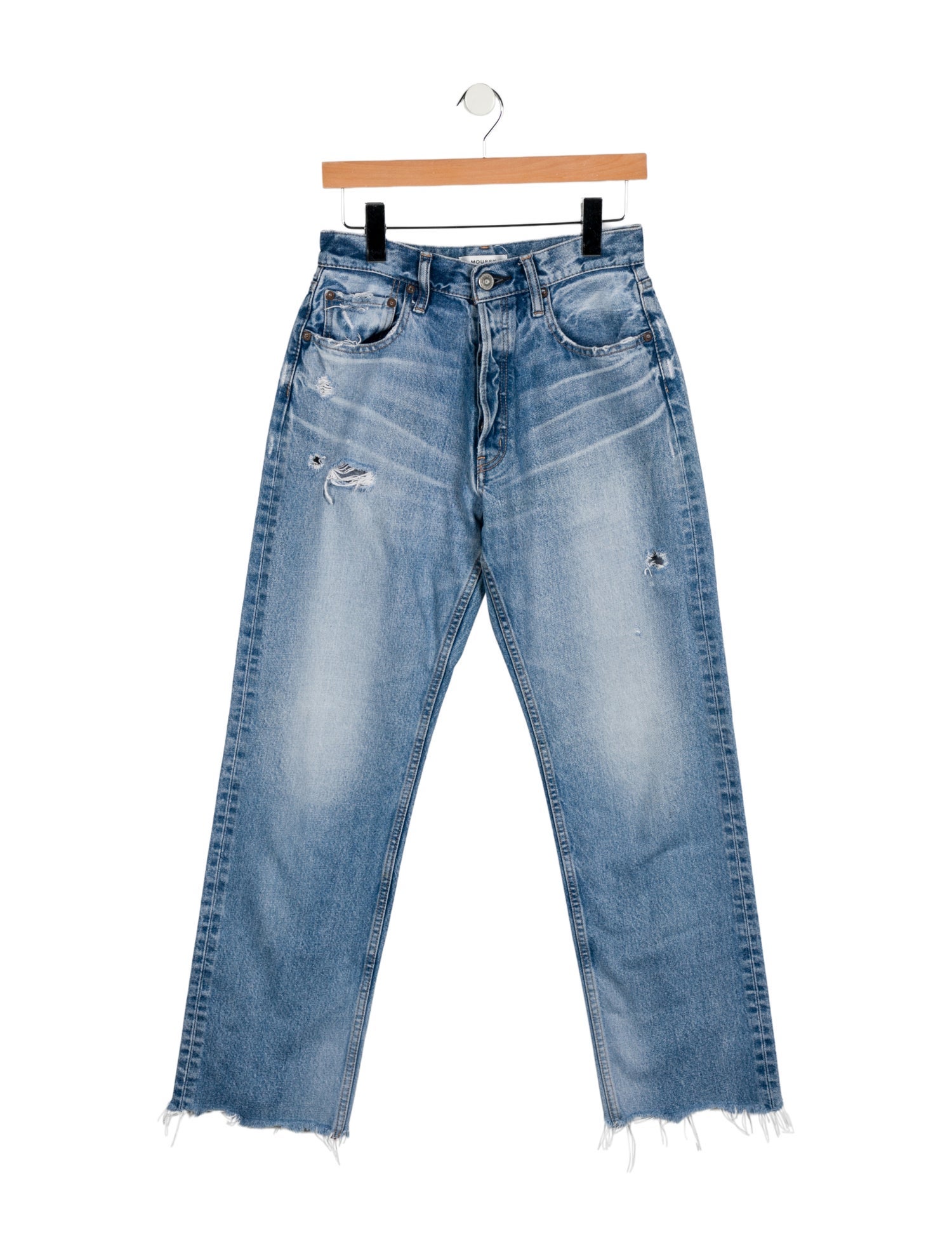 Moussy Vintage High-Rise Straight Leg Jeans