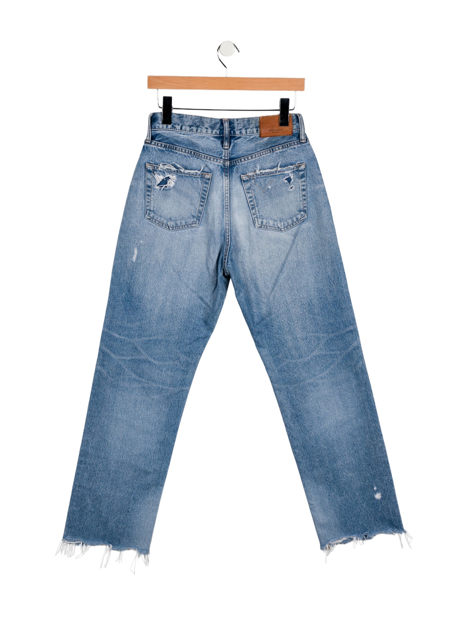 Moussy Vintage High-Rise Straight Leg Jeans