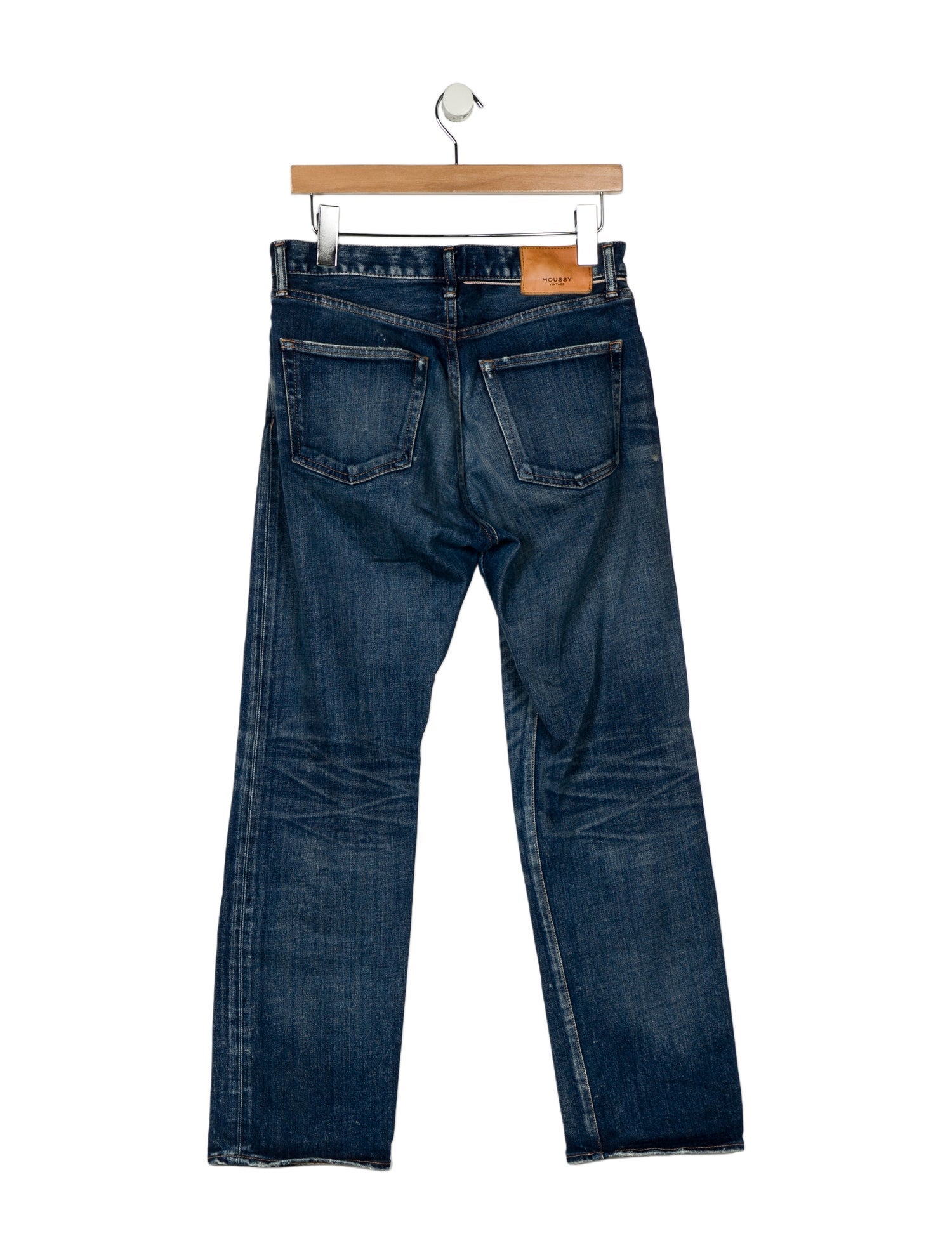 Moussy Vintage Mid-Rise Straight Leg Jeans