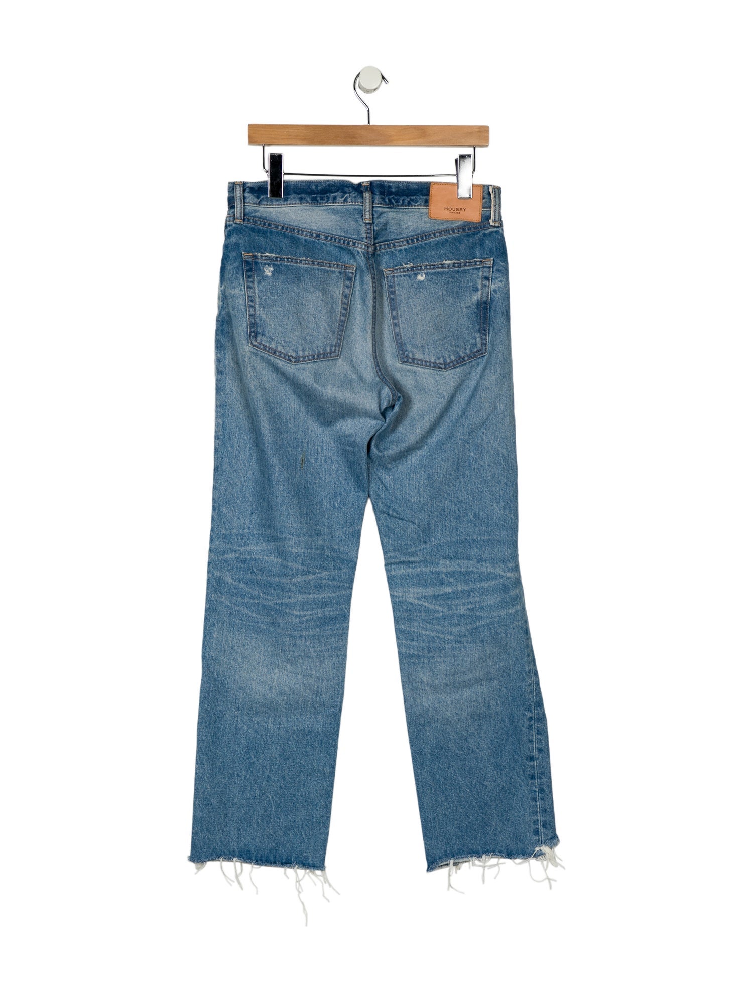 Moussy Vintage Mid-Rise Straight Leg Jeans