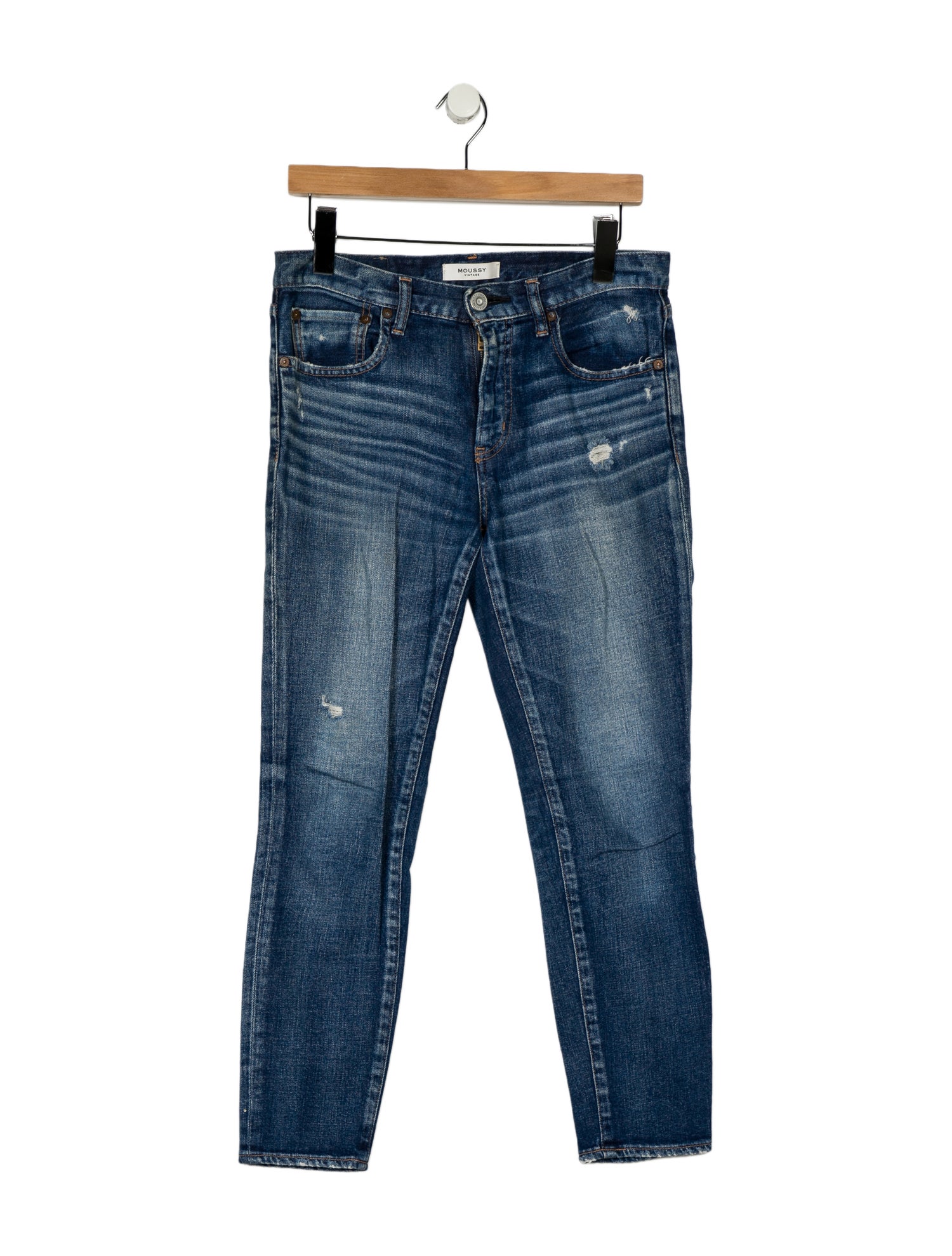 Moussy Vintage Mid-Rise Skinny Leg Jeans