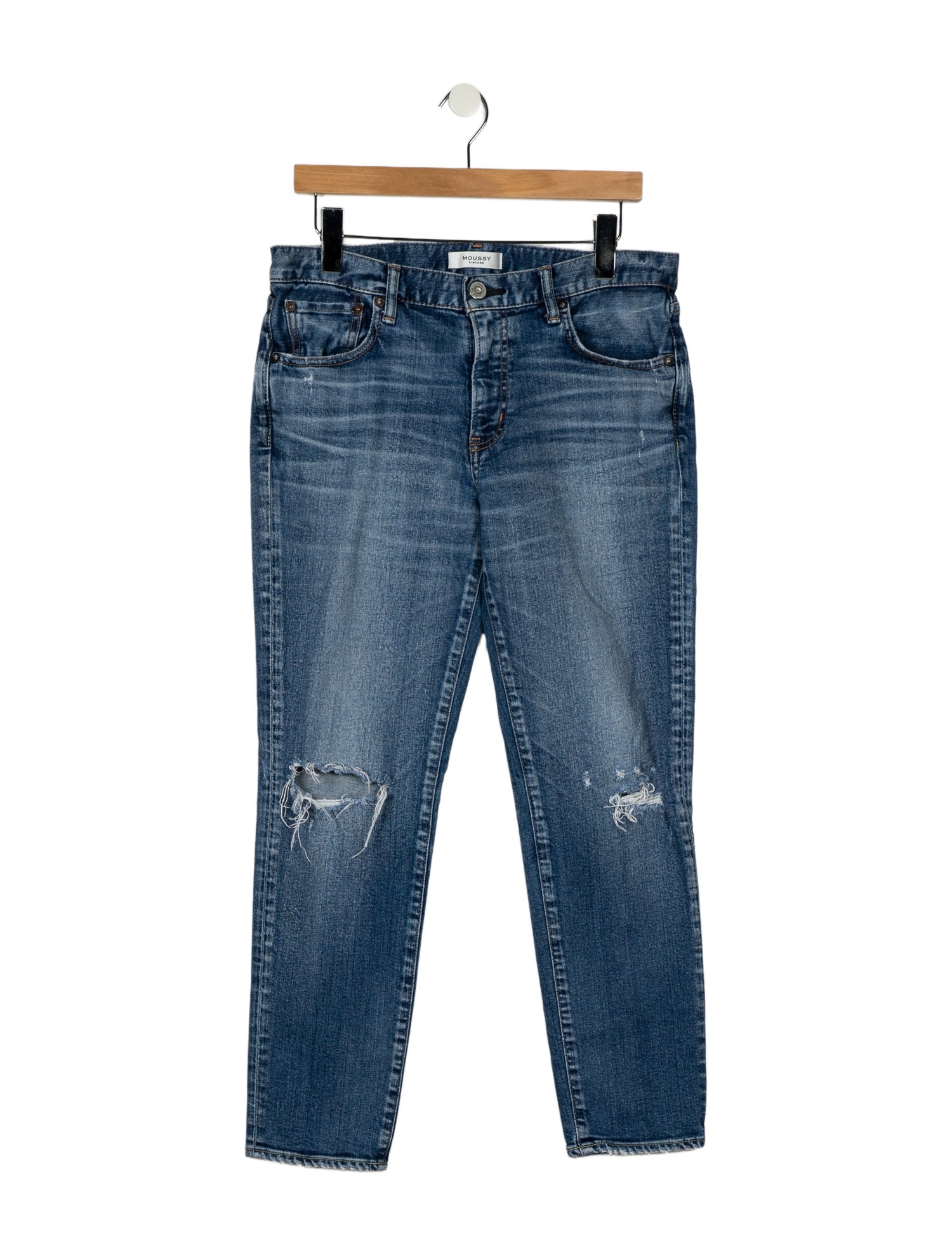 Moussy Vintage Mid-Rise Skinny Leg Jeans