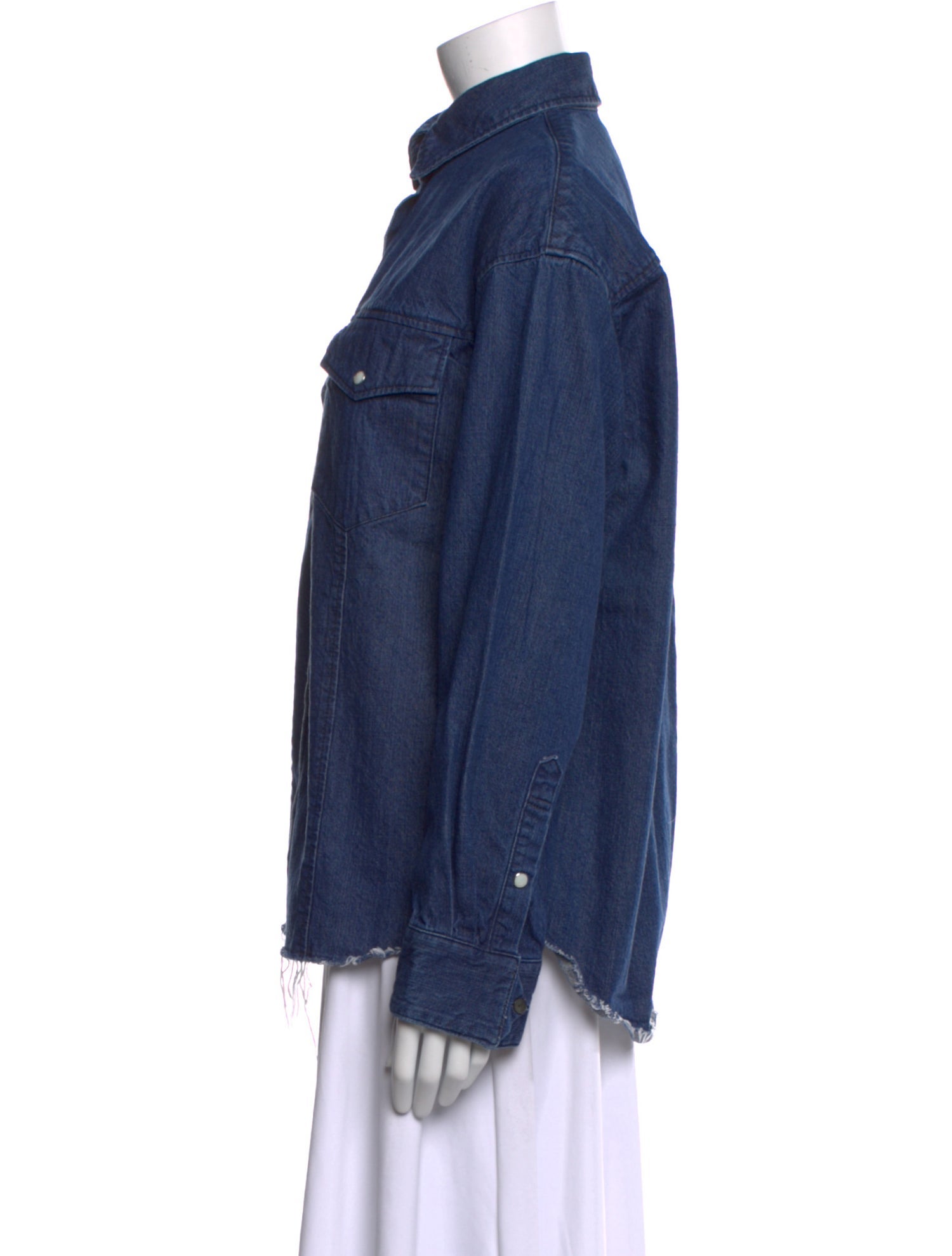 Moussy Vintage Long Sleeve Button-Up Top