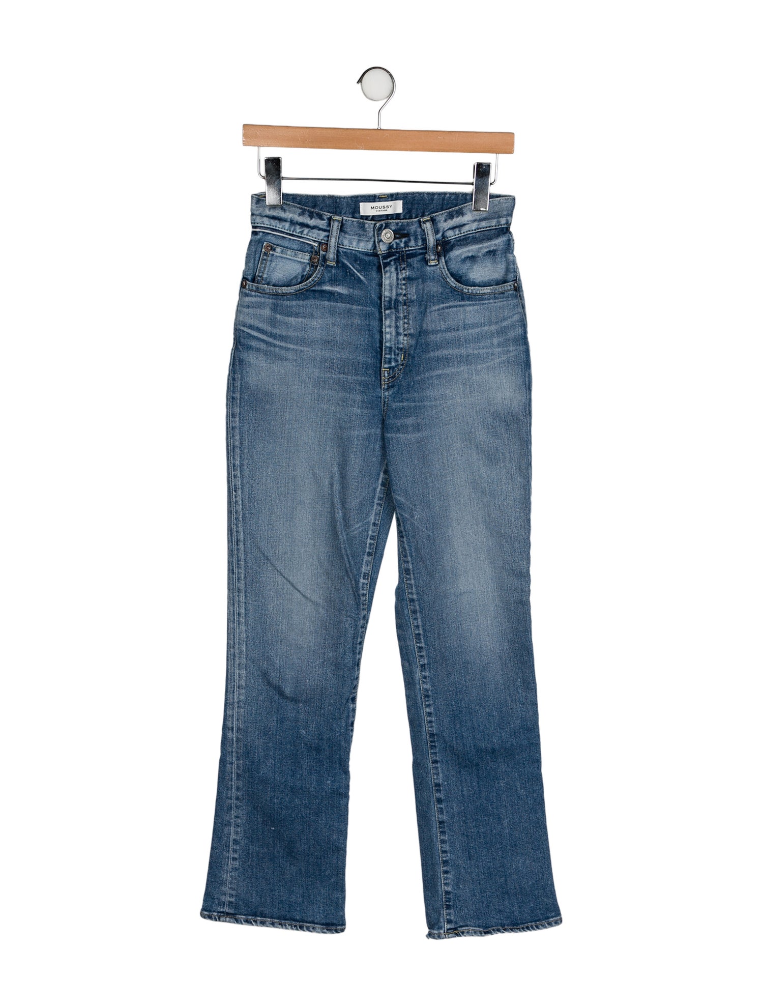 Moussy Vintage High-Rise Straight Leg Jeans
