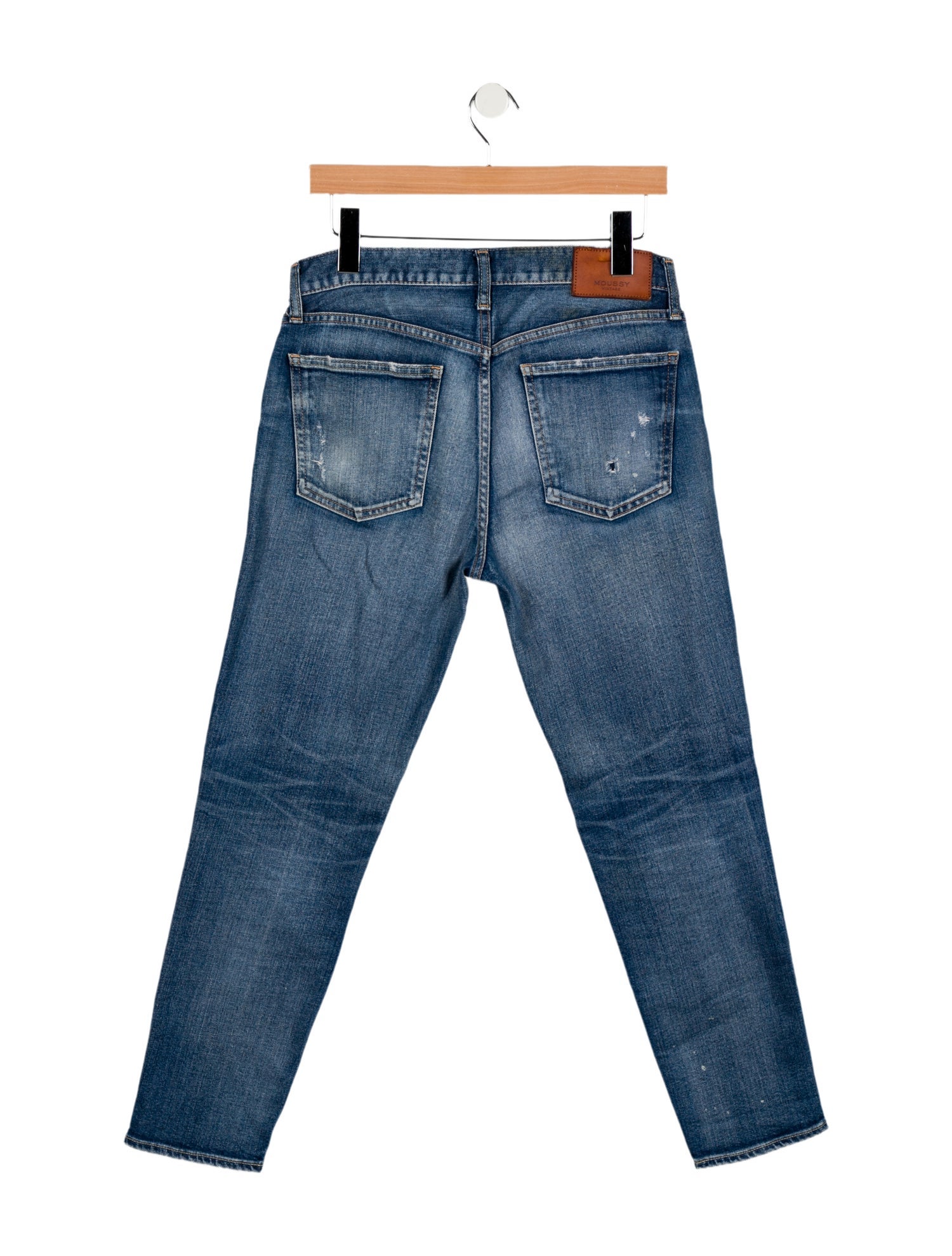 Moussy Vintage Mid-Rise Straight Leg Jeans