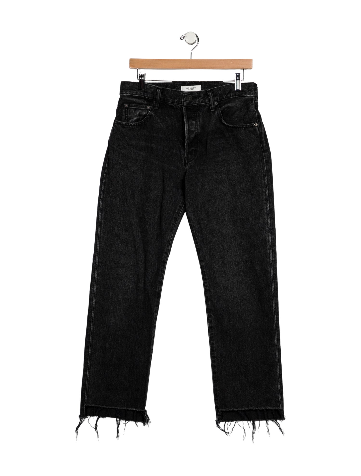 Moussy Vintage Mid-Rise Straight Leg Jeans