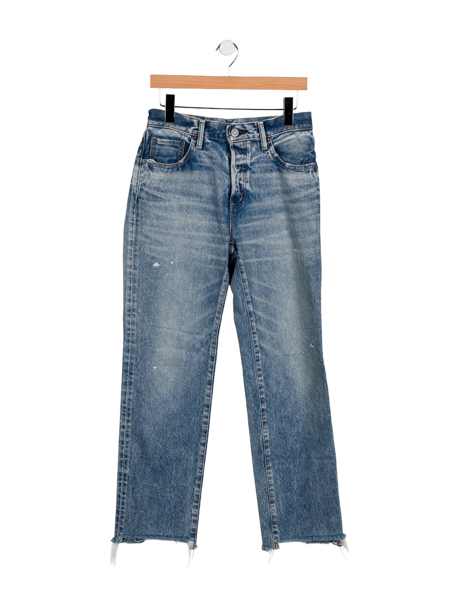 Moussy Vintage Mid-Rise Straight Leg Jeans