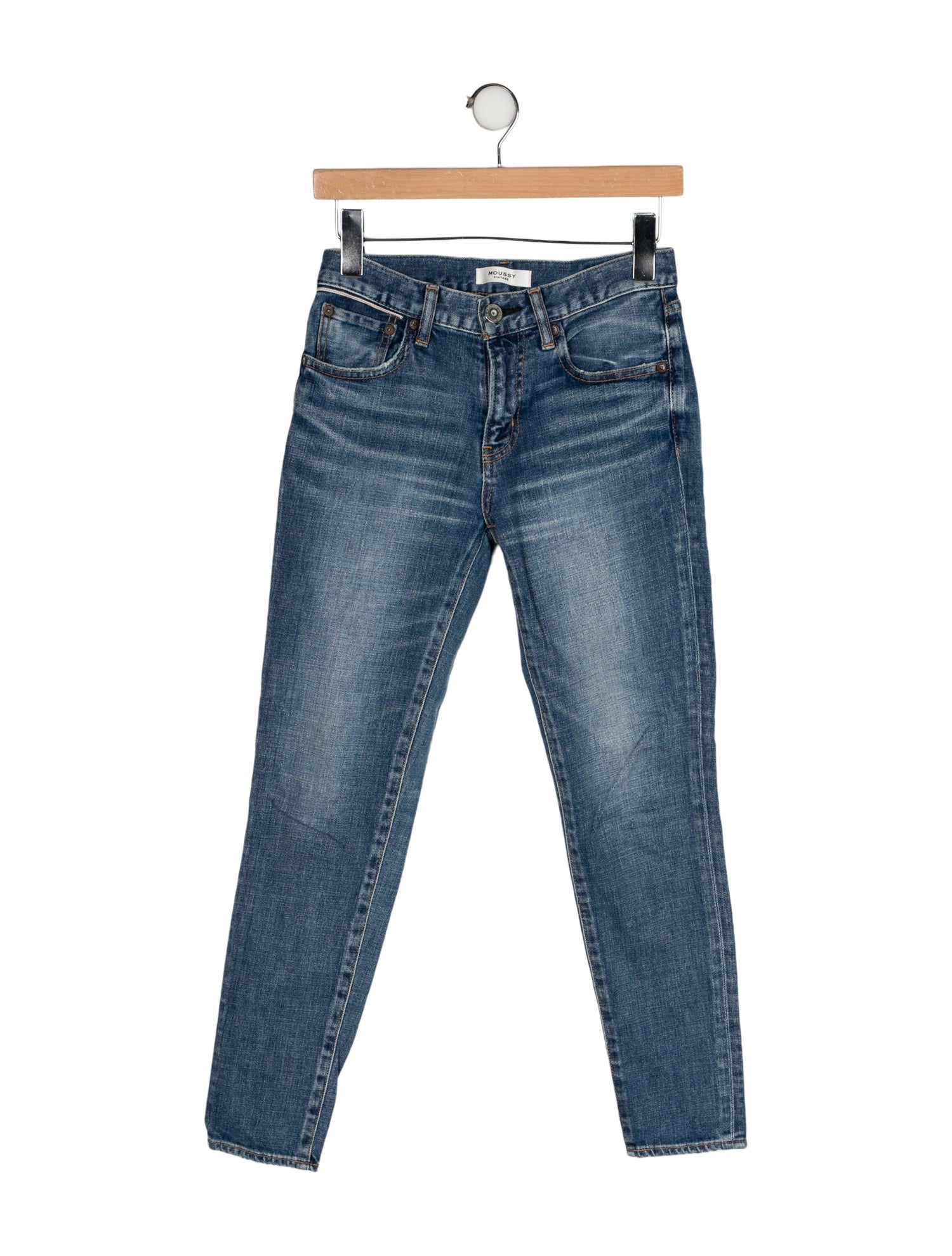 Moussy Vintage Mid-Rise Skinny Leg Jeans