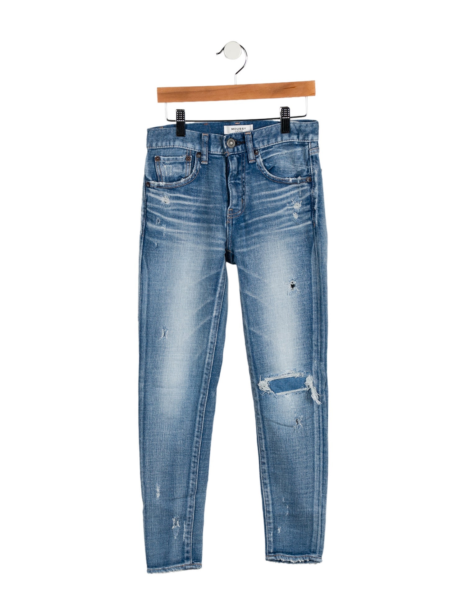 Moussy Vintage Mid-Rise Skinny Leg Jeans