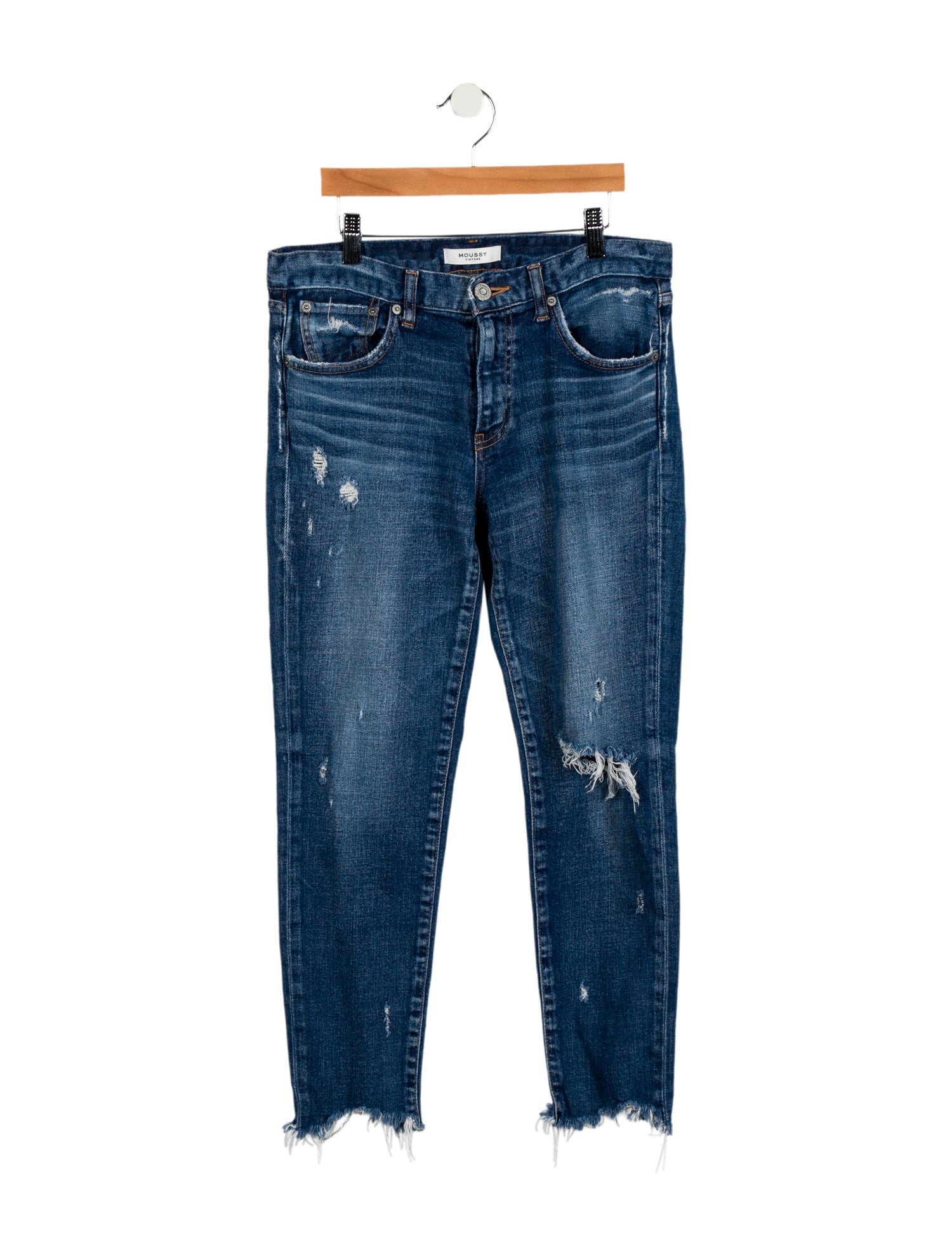 Moussy Vintage Mid-Rise Skinny Leg Jeans