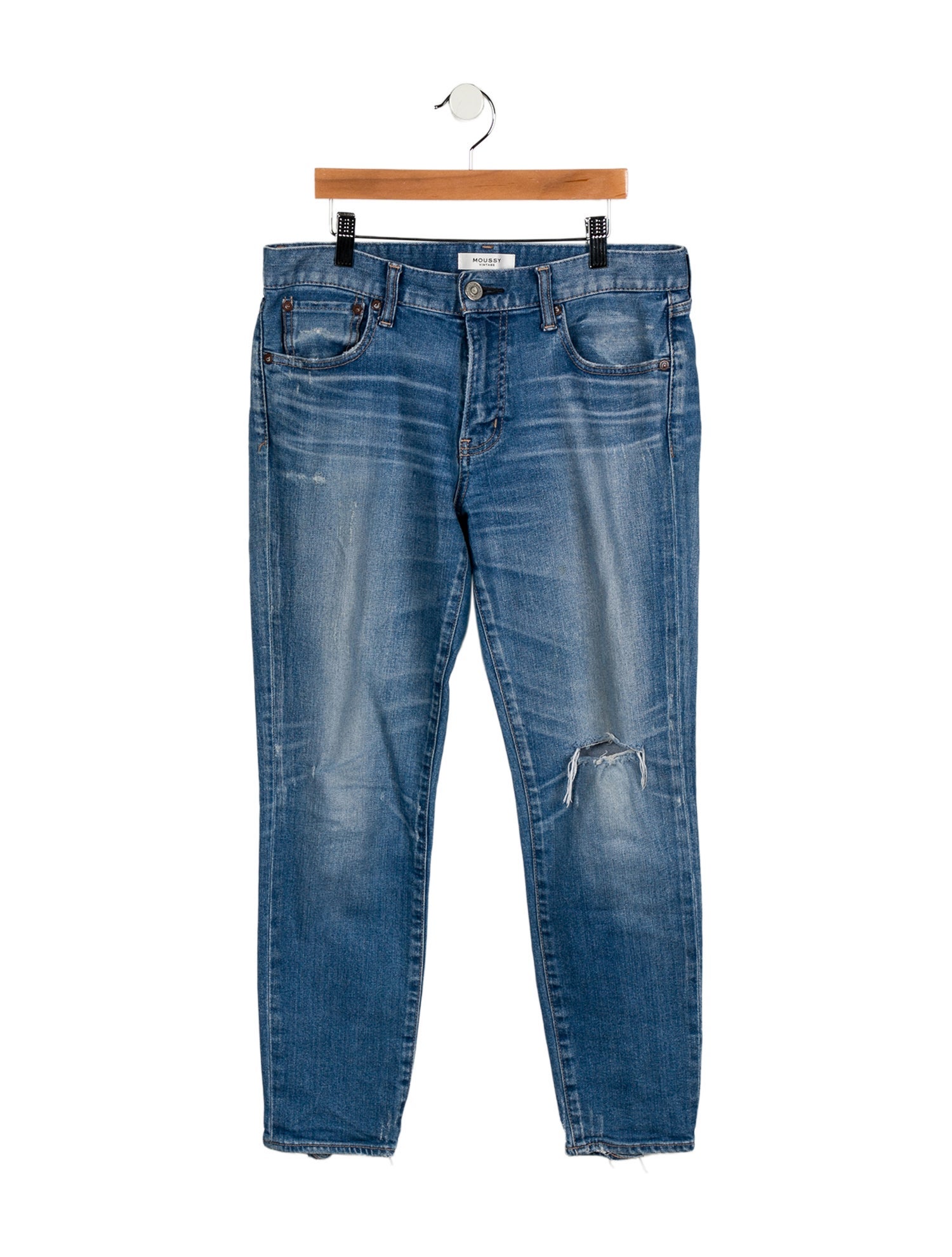 Moussy Vintage Mid-Rise Skinny Leg Jeans