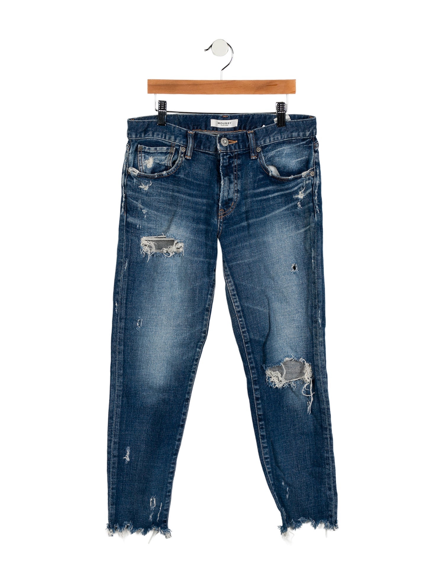 Moussy Vintage Mid-Rise Skinny Leg Jeans