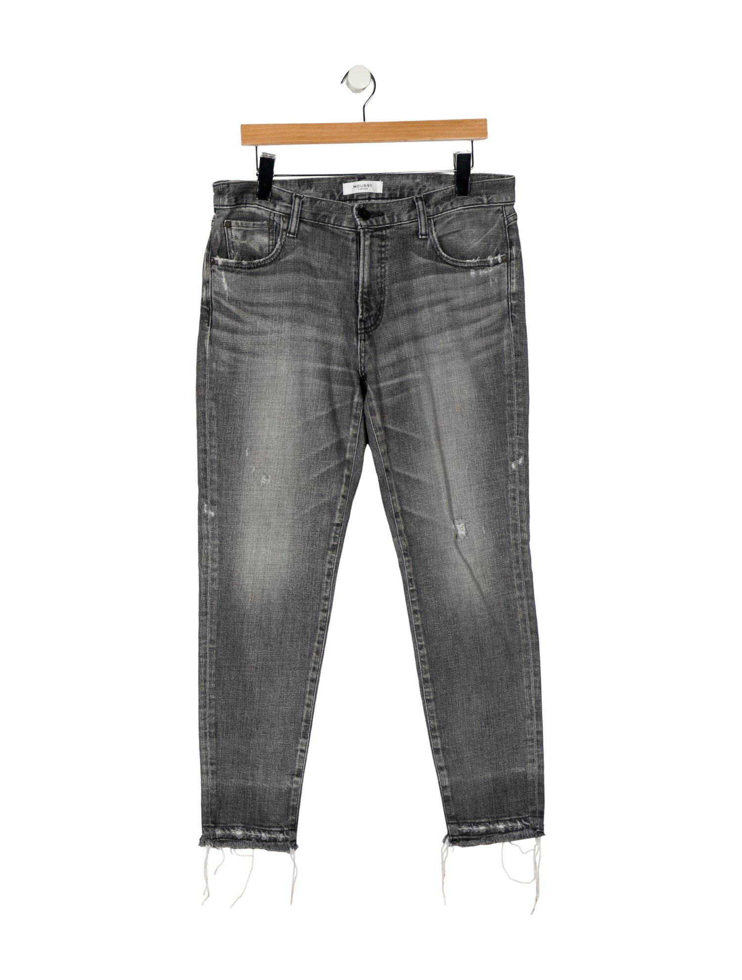 Moussy Vintage Mid-Rise Straight Leg Jeans