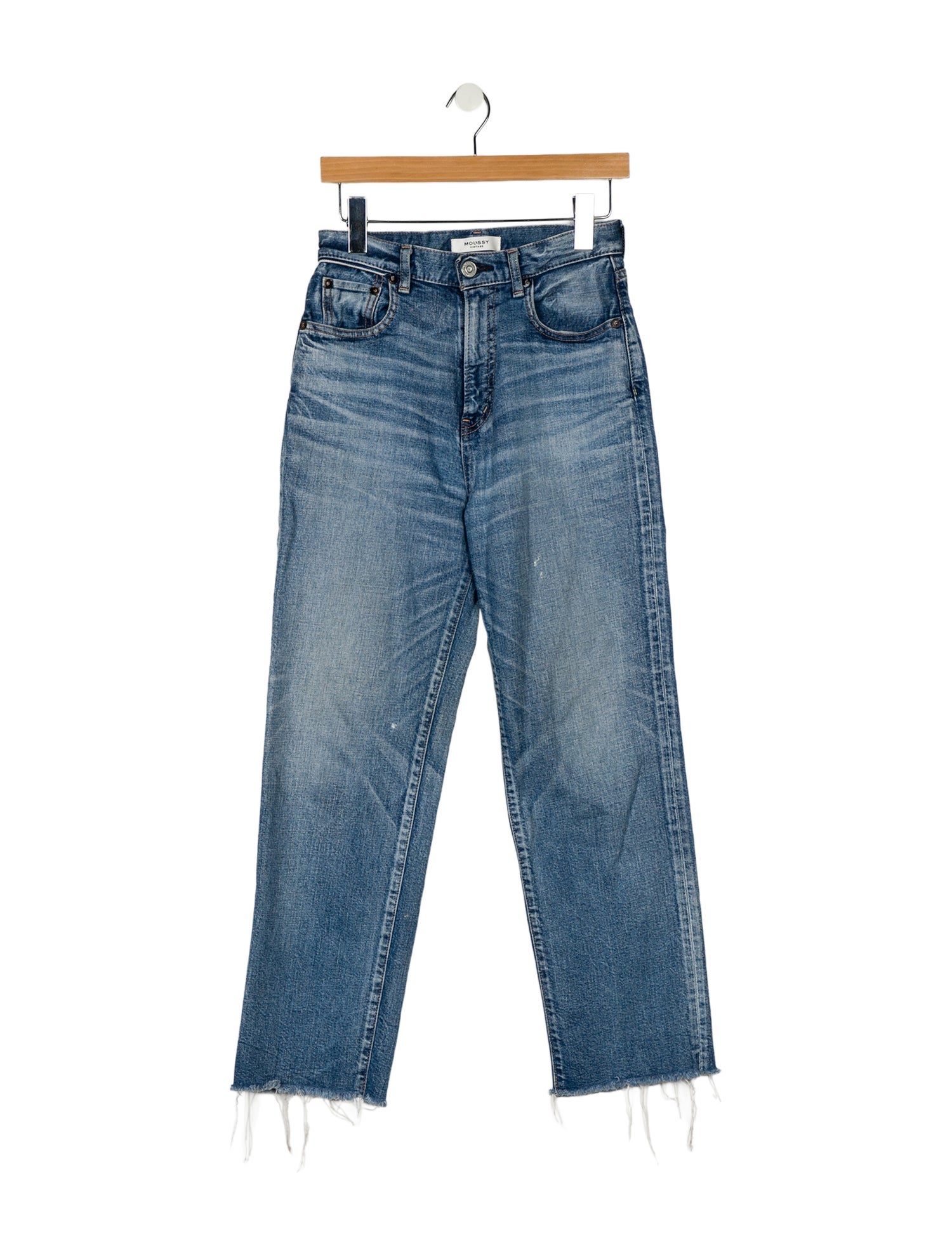 Moussy Vintage High-Rise Straight Leg Jeans