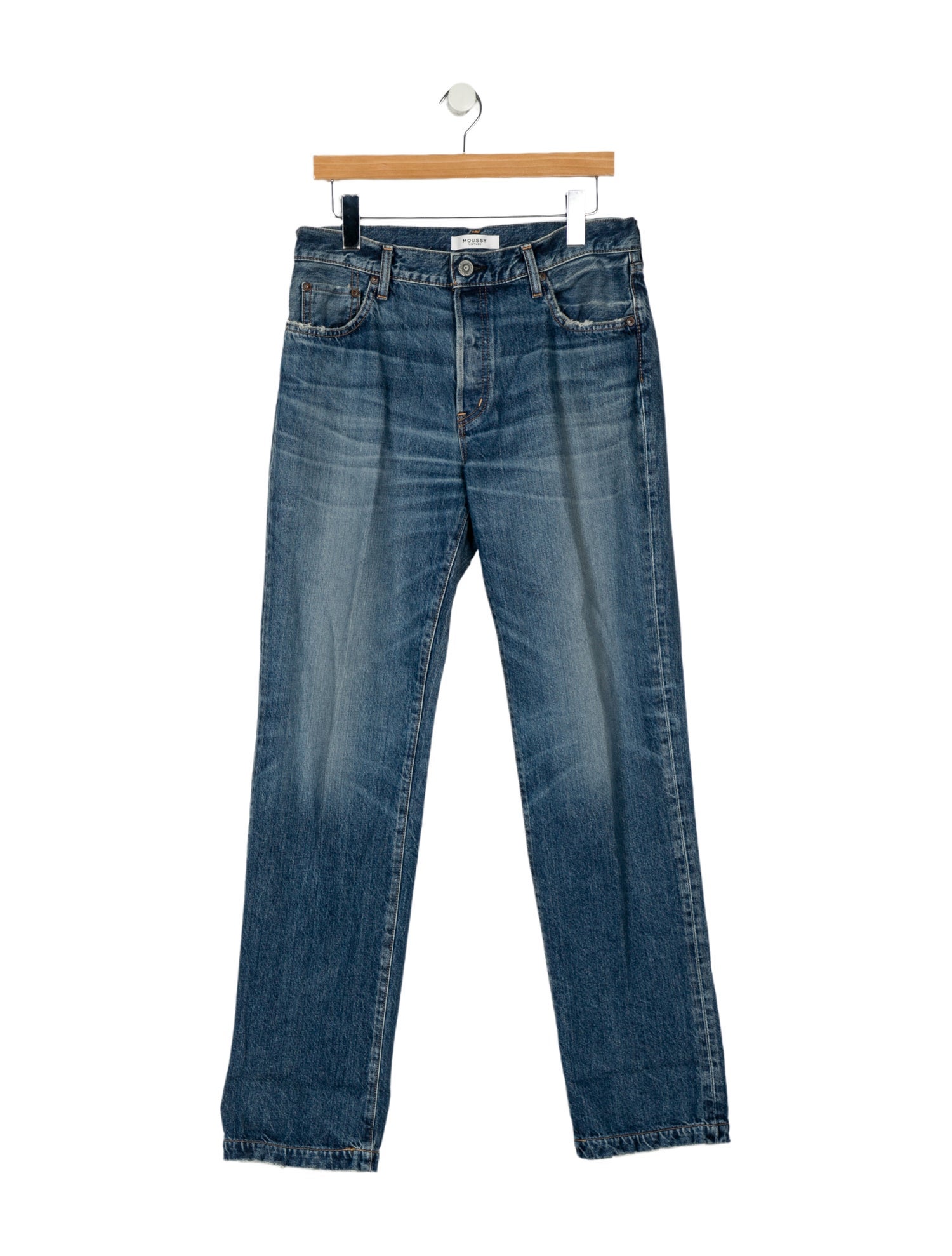Moussy Vintage High-Rise Wide Leg Jeans