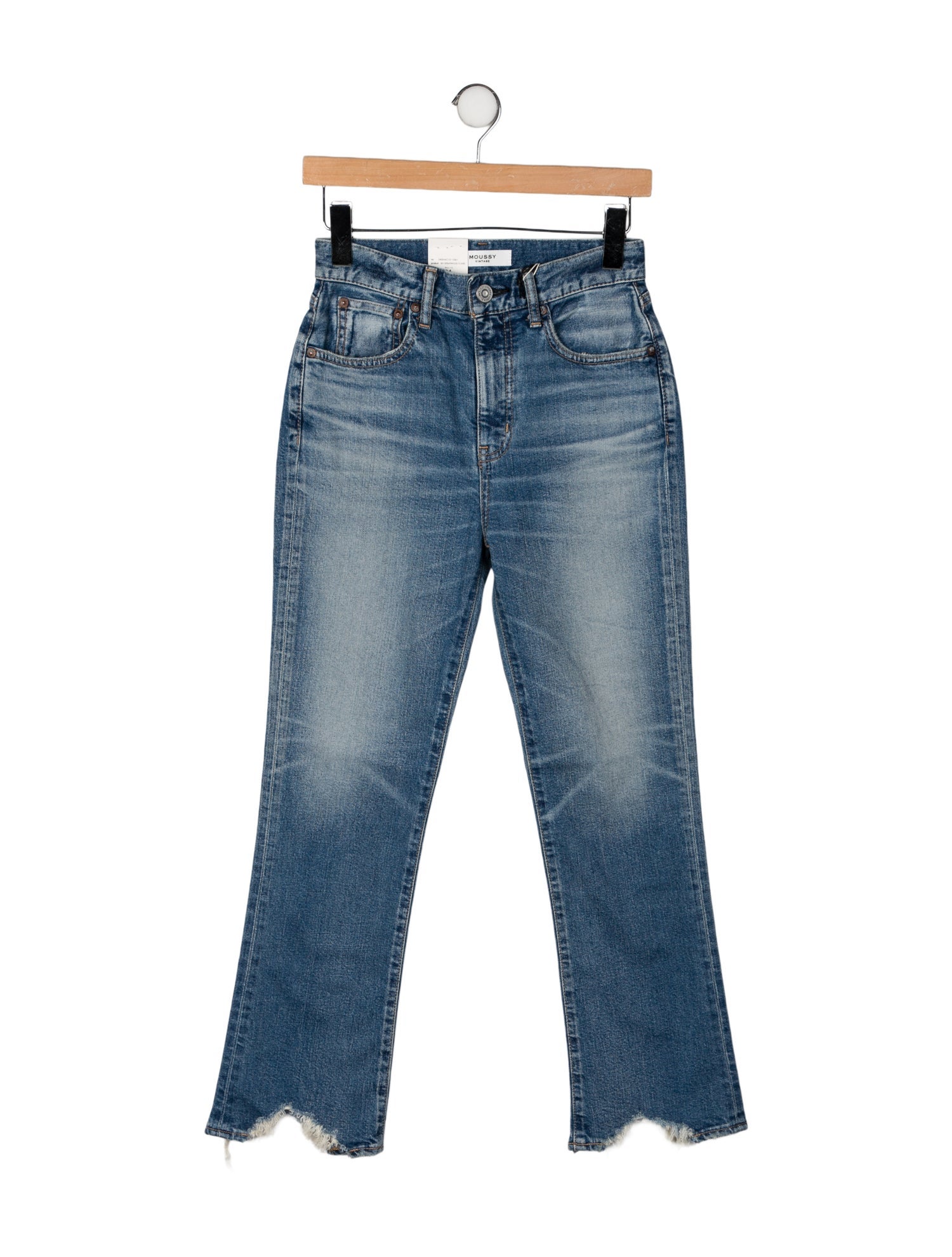 Moussy Vintage Mid-Rise Straight Leg Jeans w/ Tags