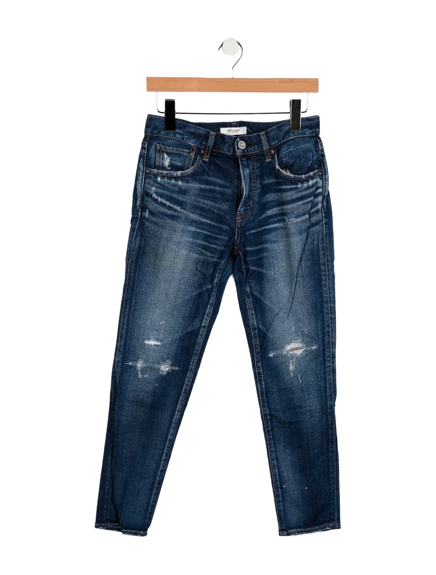 Moussy Vintage Mid-Rise Skinny Leg Jeans