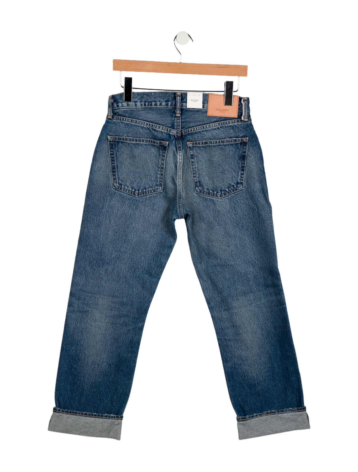 Moussy Vintage Mid-Rise Straight Leg Jeans w/ Tags