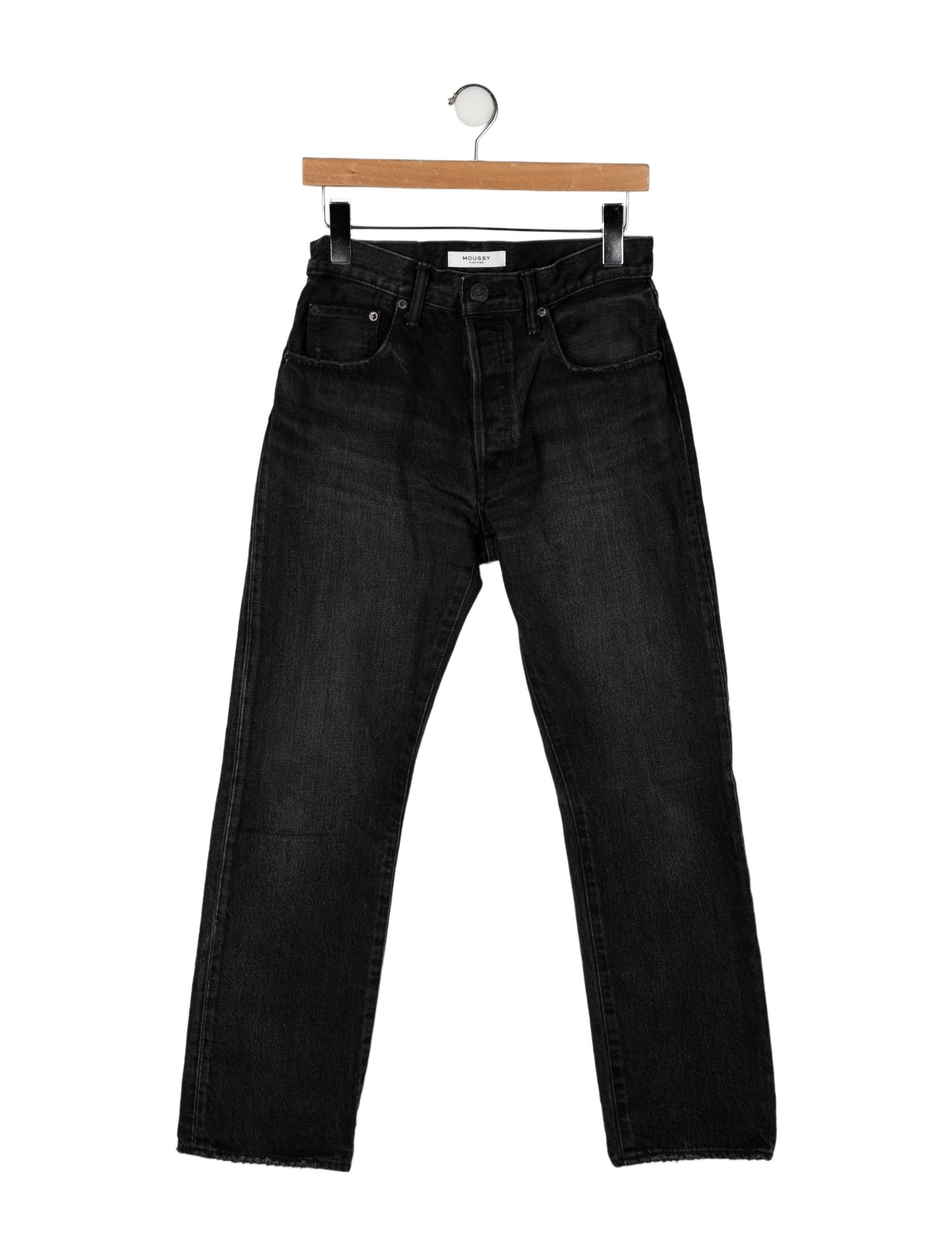 Moussy Vintage Mid-Rise Straight Leg Jeans