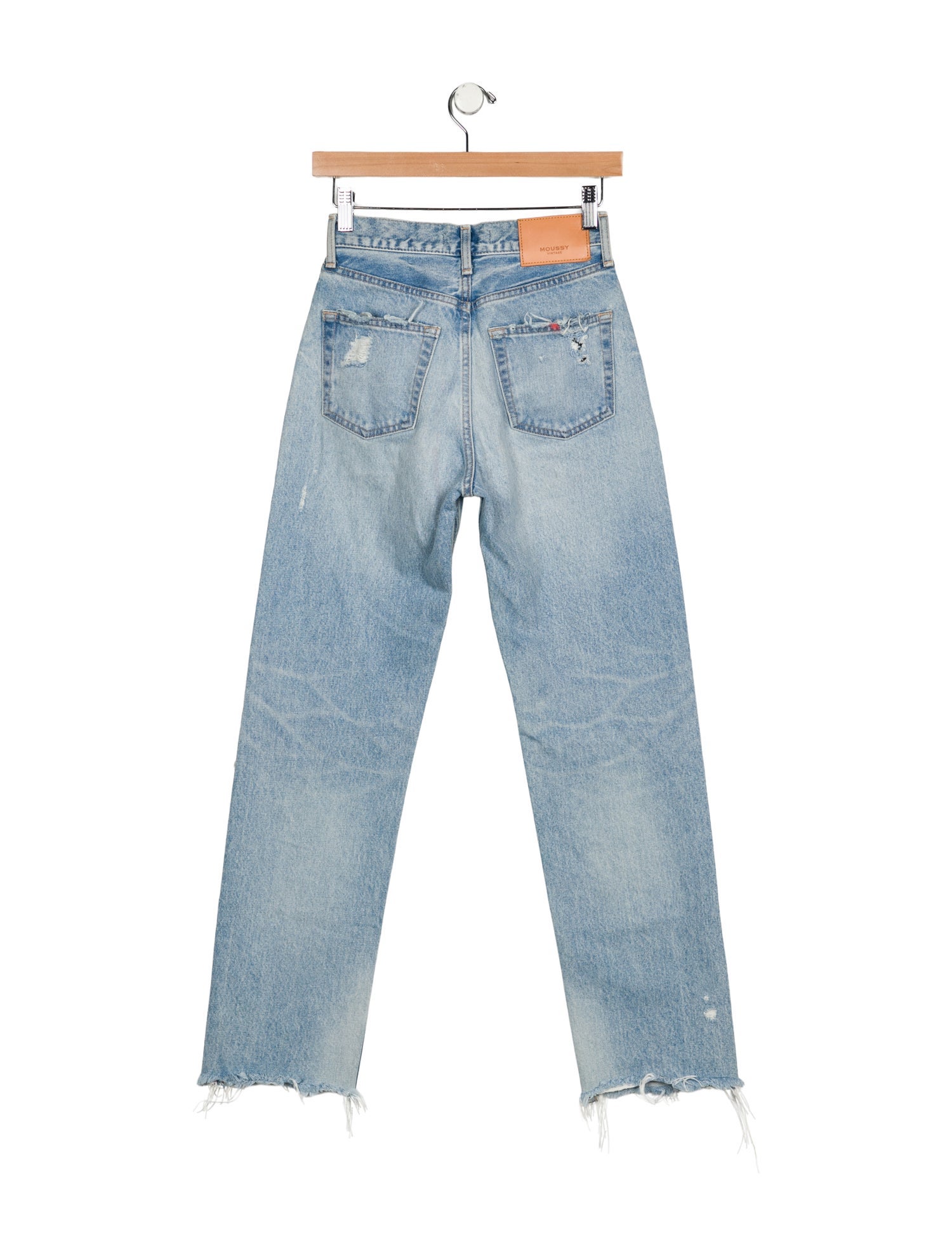 Moussy Vintage Mid-Rise Straight Leg Jeans