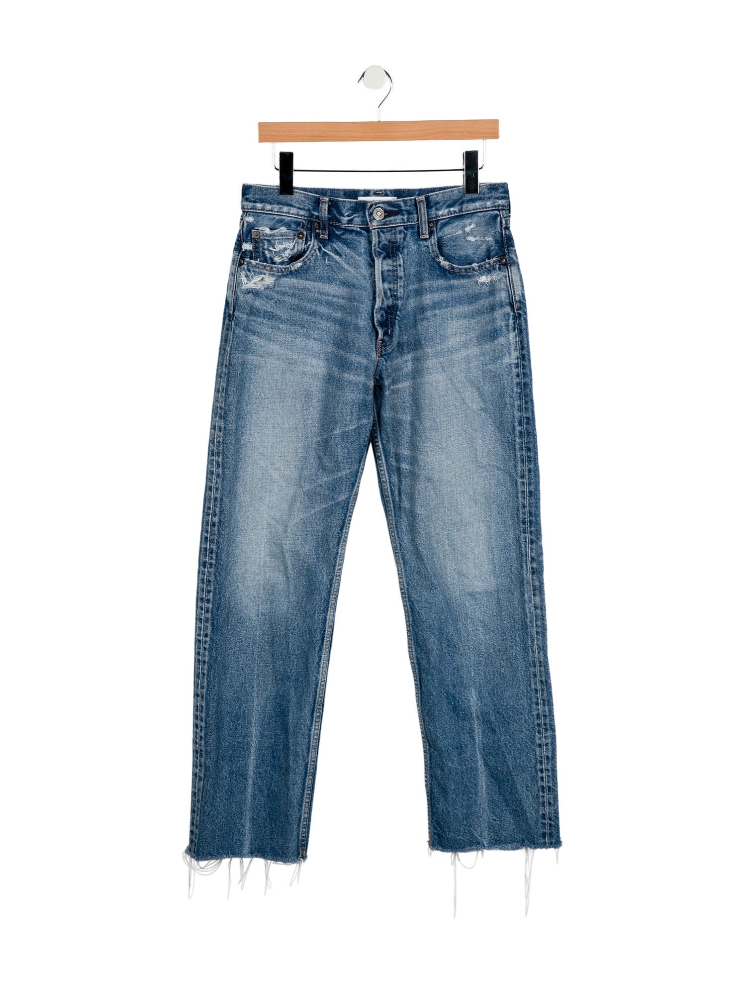 Moussy Vintage High-Rise Wide Leg Jeans