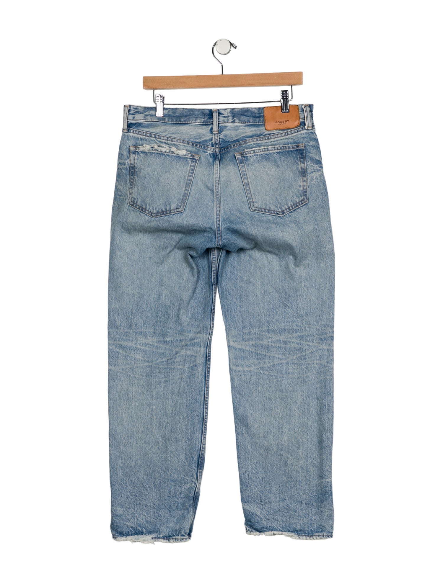 Moussy Vintage Mid-Rise Wide Leg Jeans