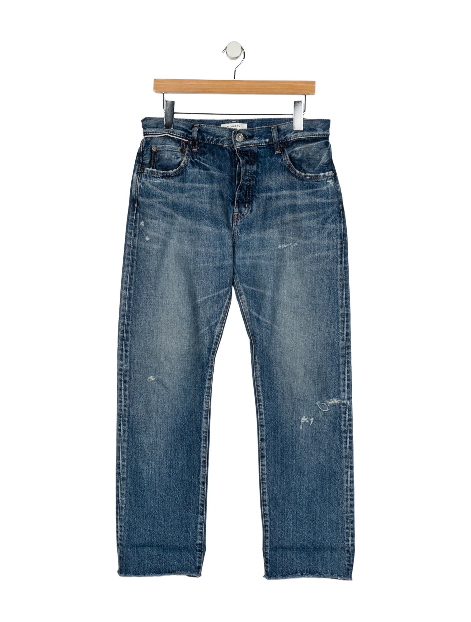 Moussy Vintage High-Rise Wide Leg Jeans