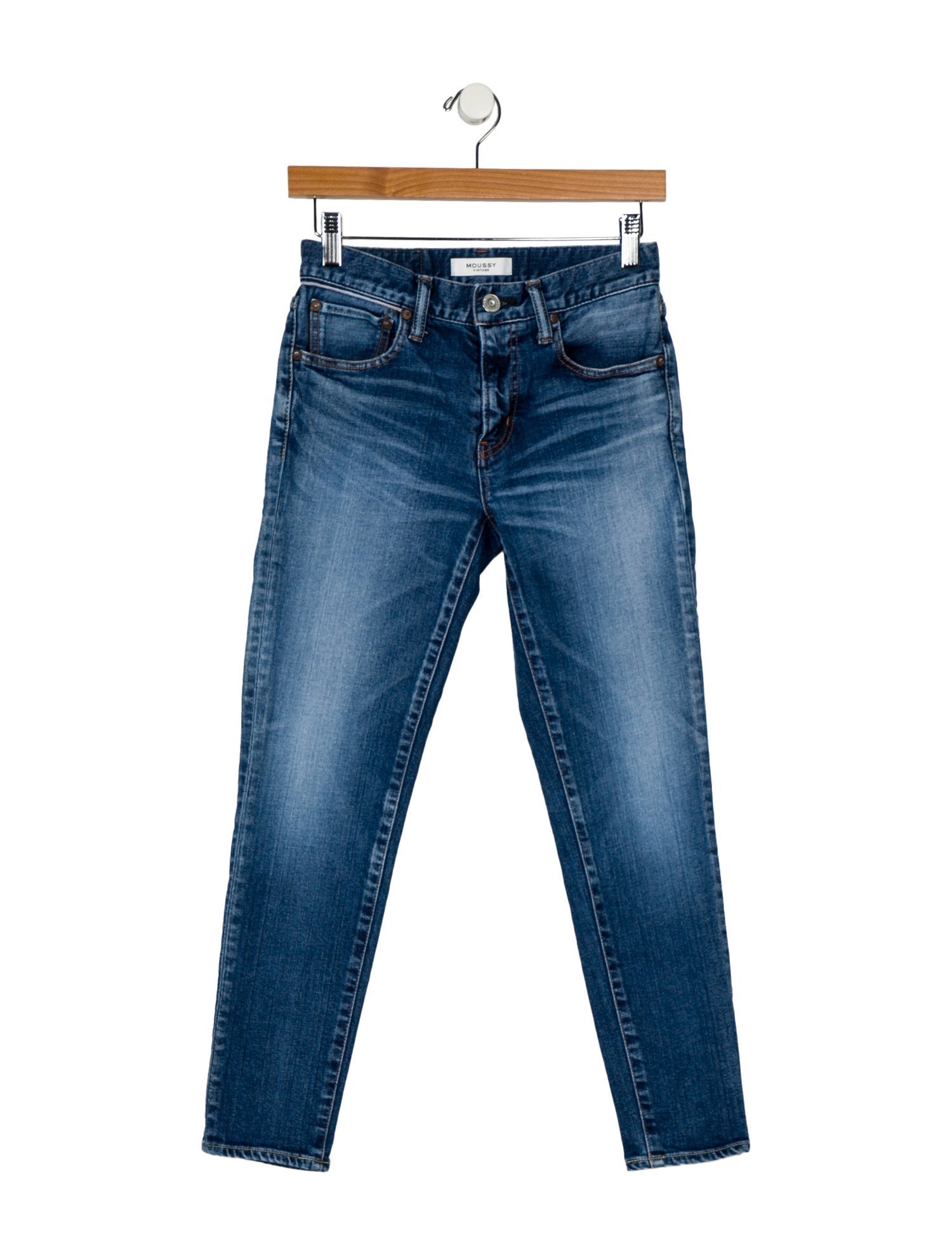 Moussy Vintage Mid-Rise Skinny Leg Jeans