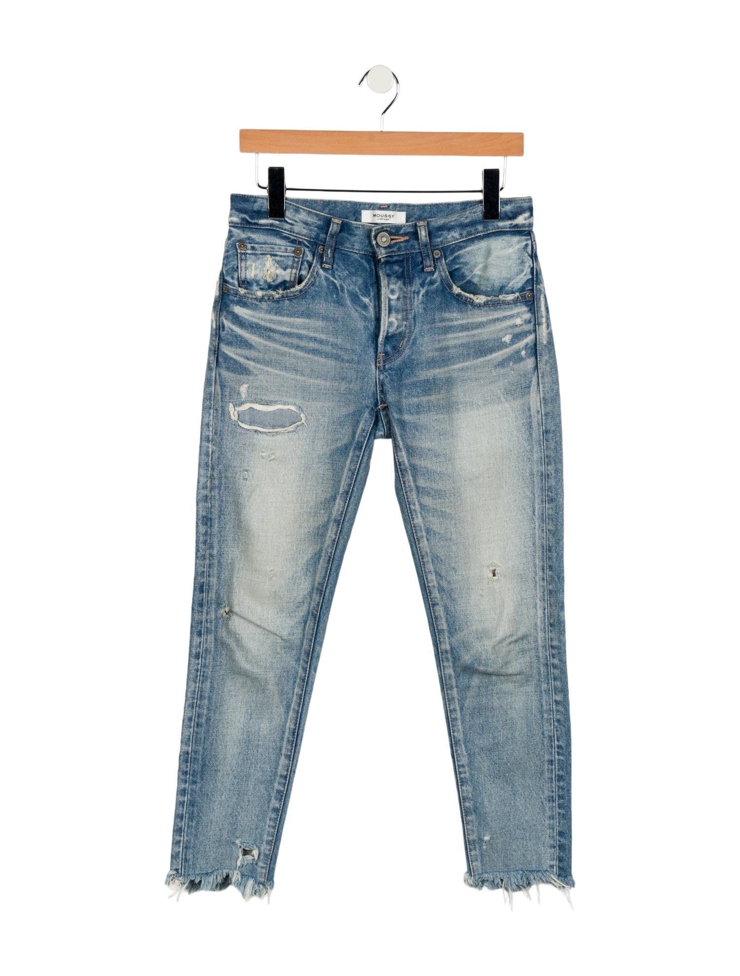 Moussy Vintage Mid-Rise Skinny Leg Jeans