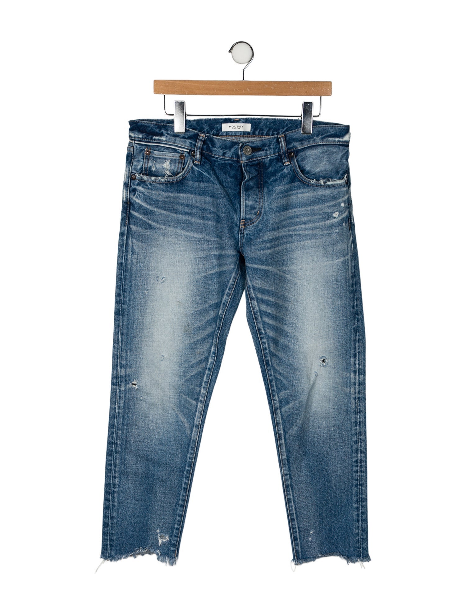 Moussy Vintage High-Rise Straight Leg Jeans