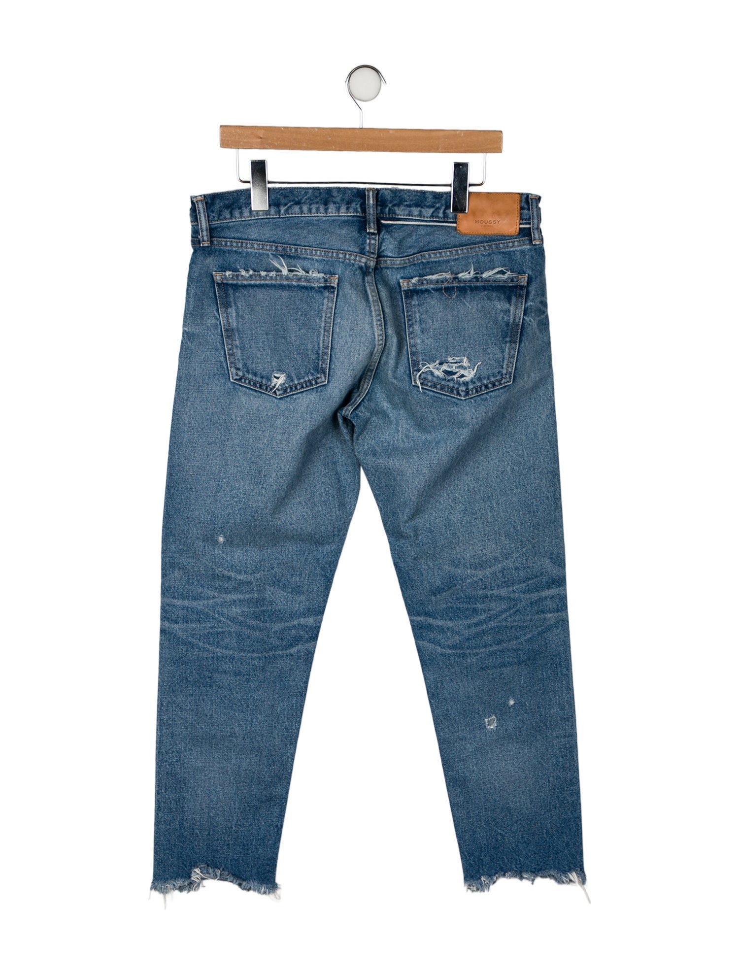 Moussy Vintage High-Rise Straight Leg Jeans