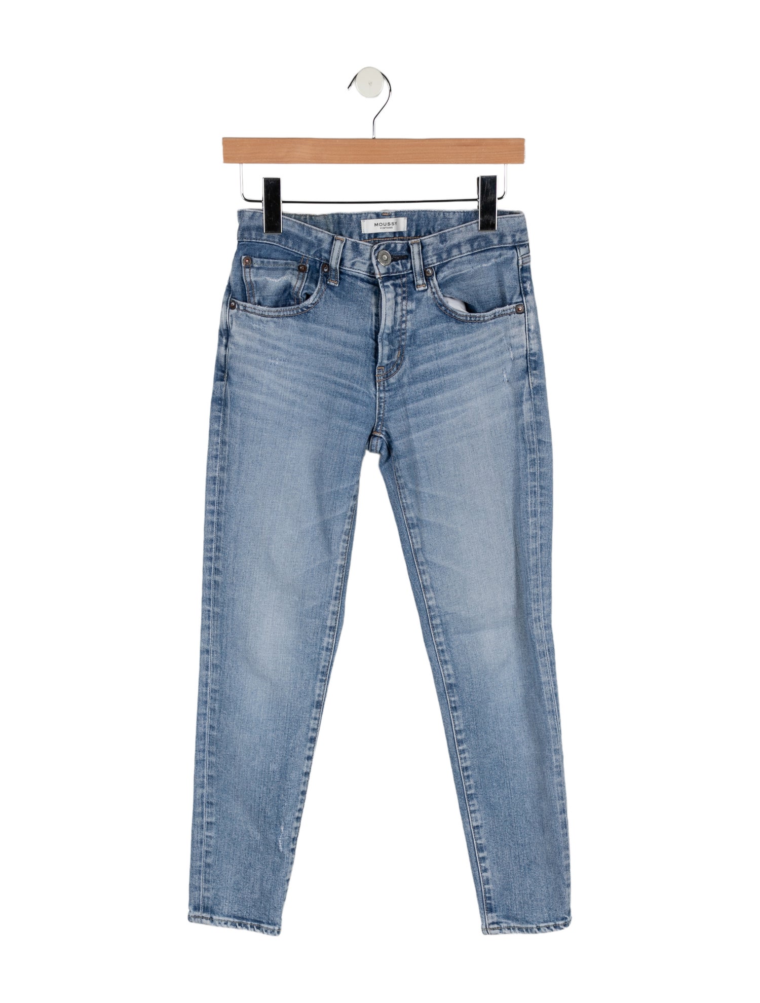 Moussy Vintage Mid-Rise Skinny Leg Jeans