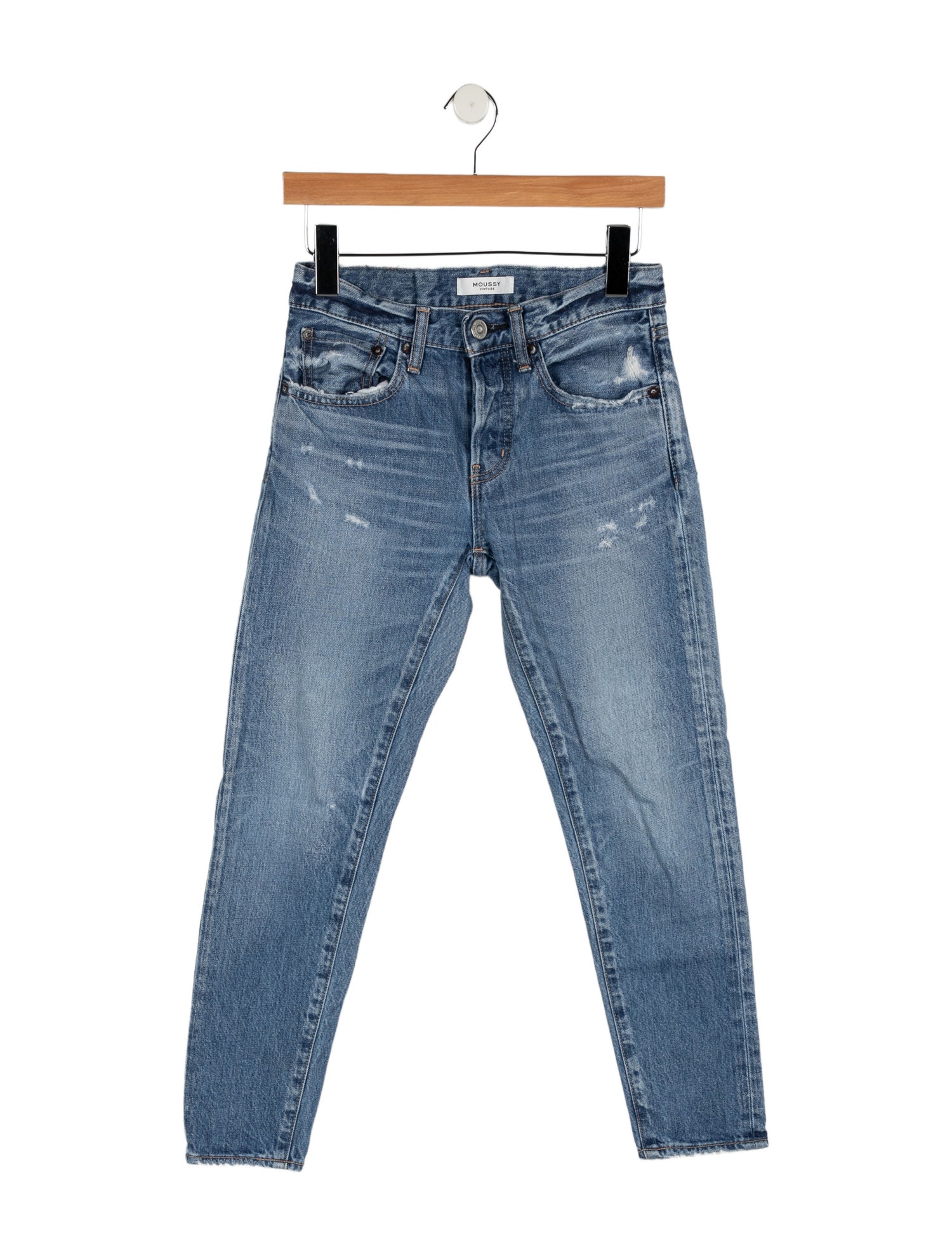 Moussy Vintage Mid-Rise Skinny Leg Jeans