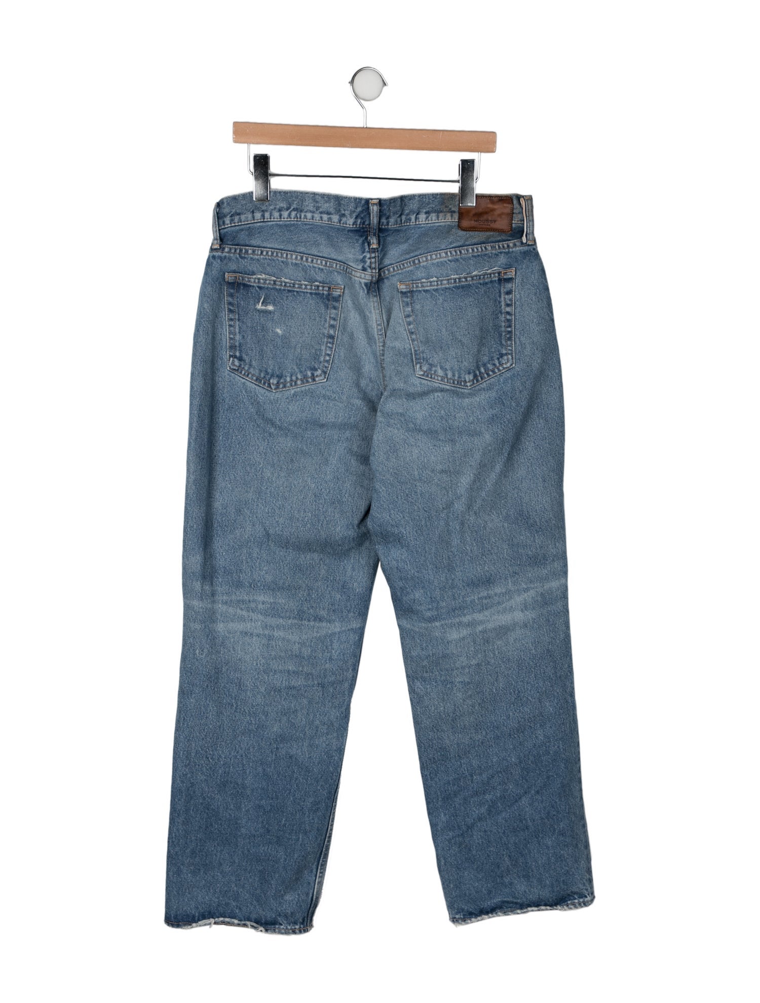 Moussy Vintage Mid-Rise Wide Leg Jeans