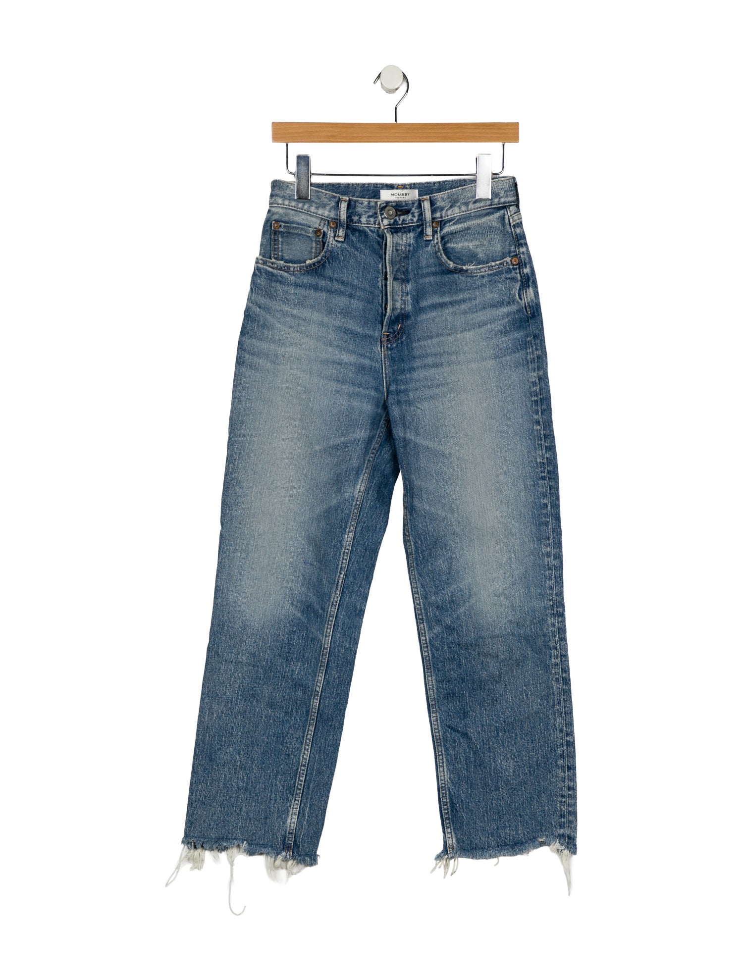 Moussy Vintage High-Rise Straight Leg Jeans