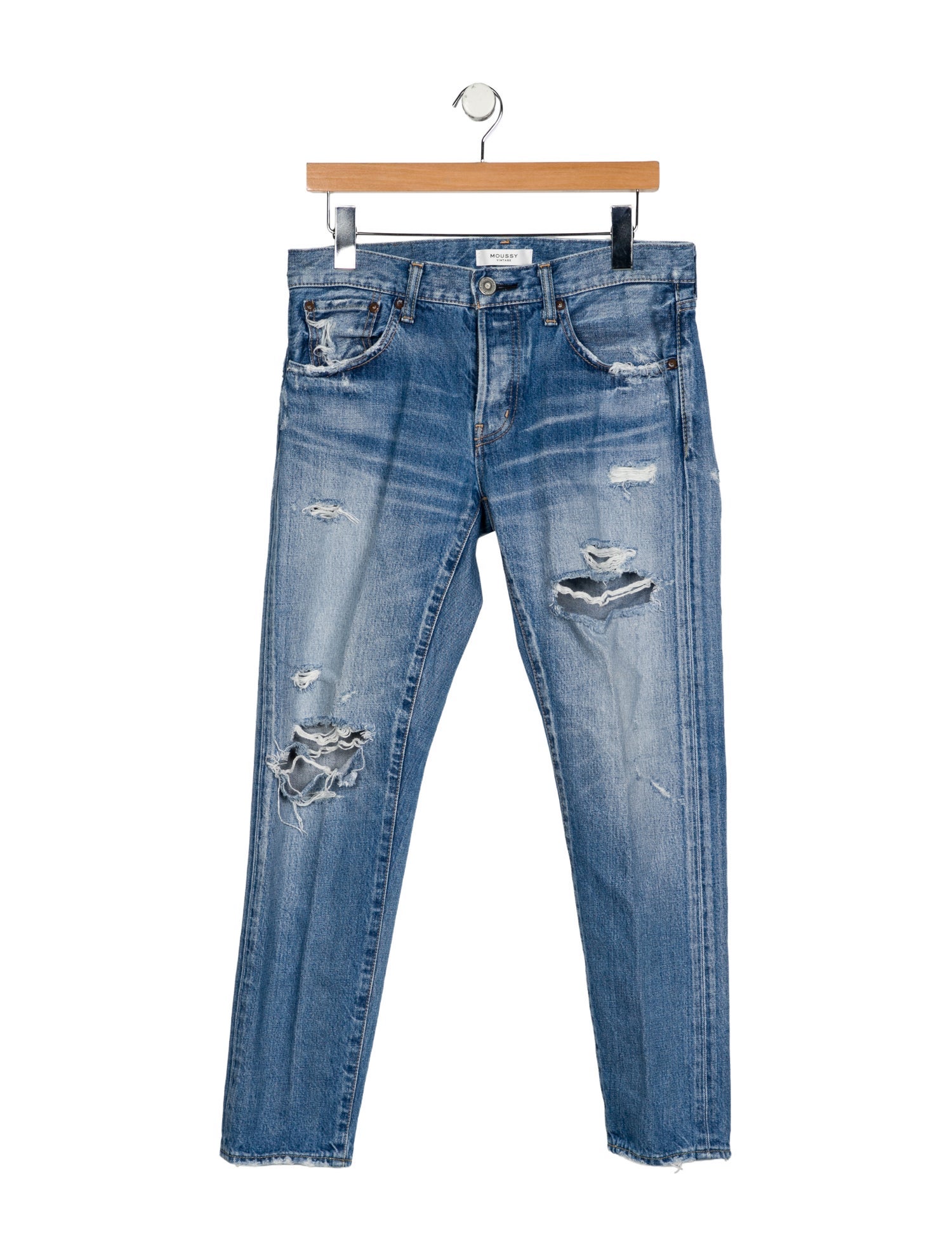 Moussy Vintage Mid-Rise Skinny Leg Jeans