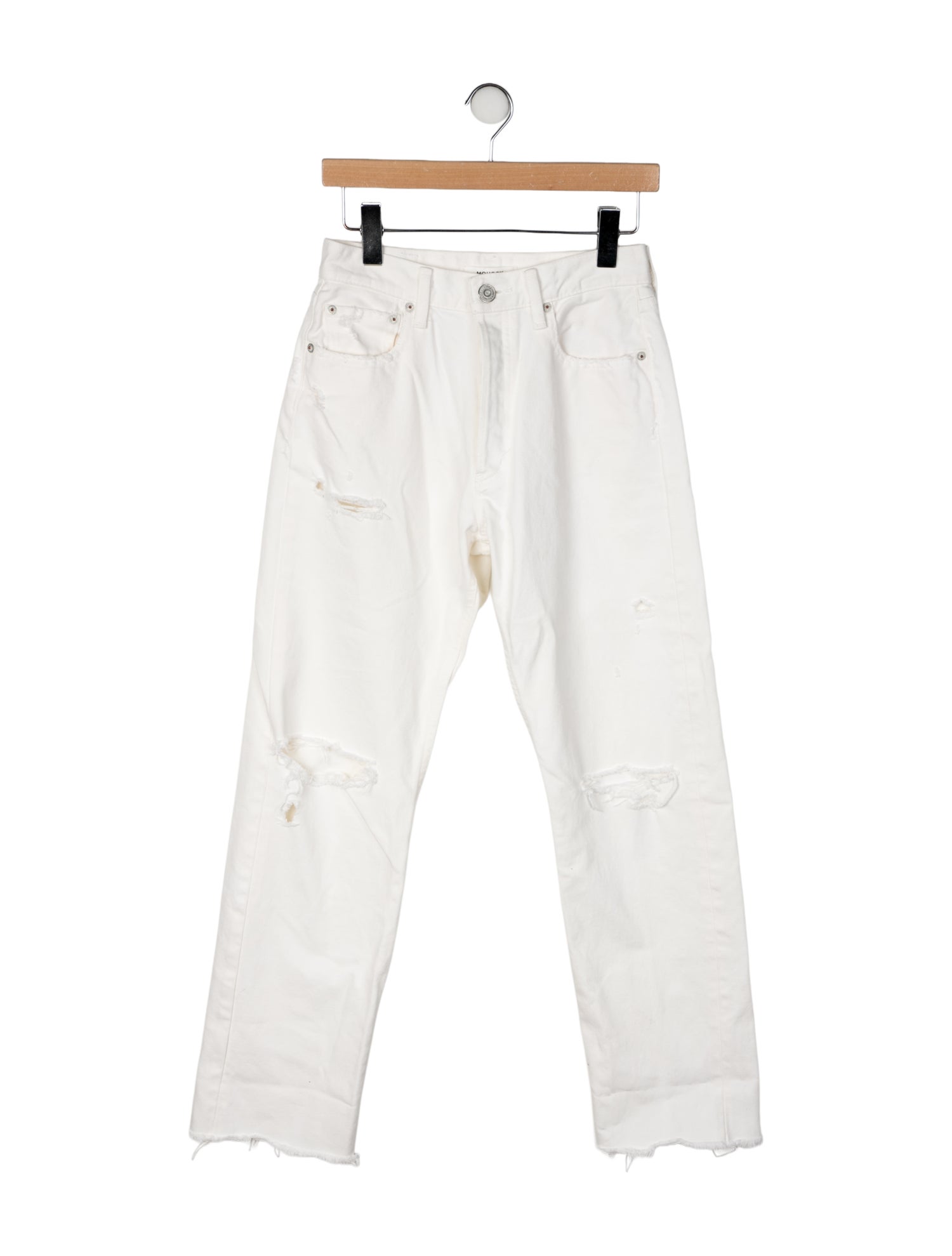 Moussy Vintage Mid-Rise Straight Leg Jeans