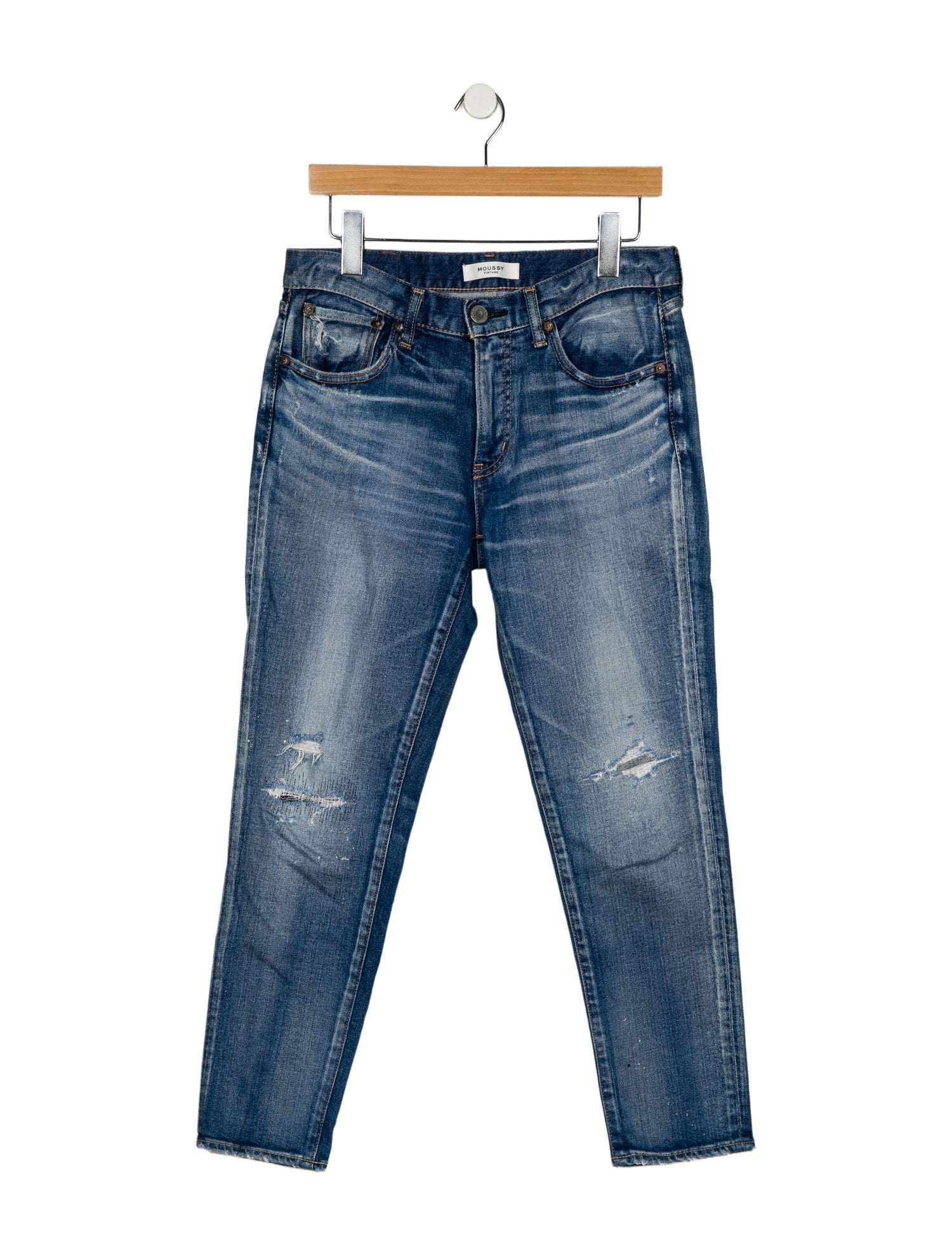 Moussy Vintage Mid-Rise Skinny Leg Jeans