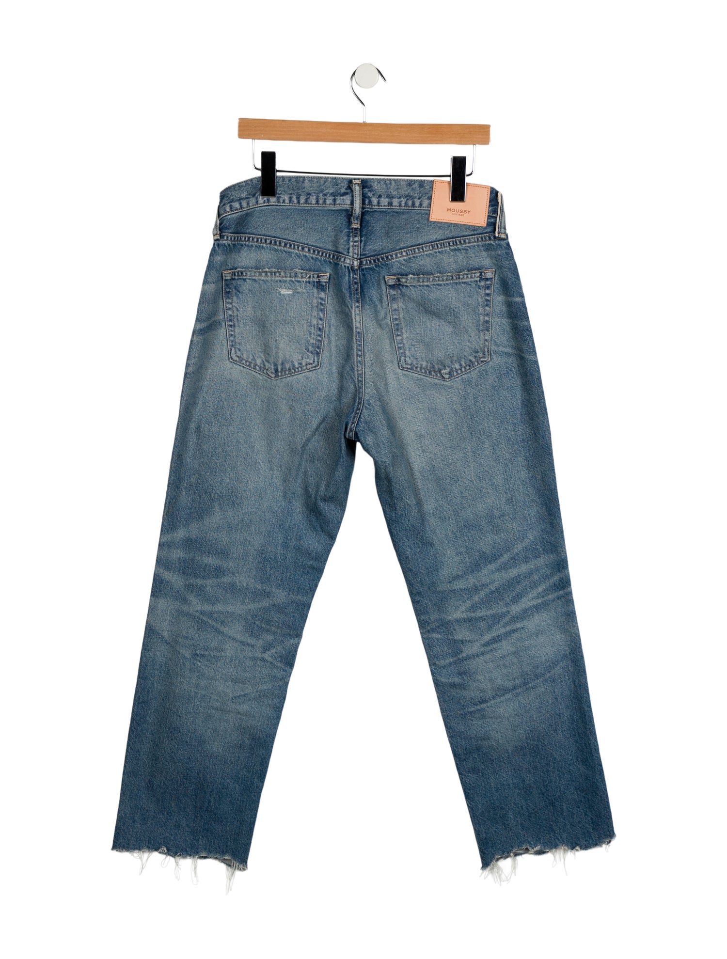 Moussy Vintage Mid-Rise Straight Leg Jeans