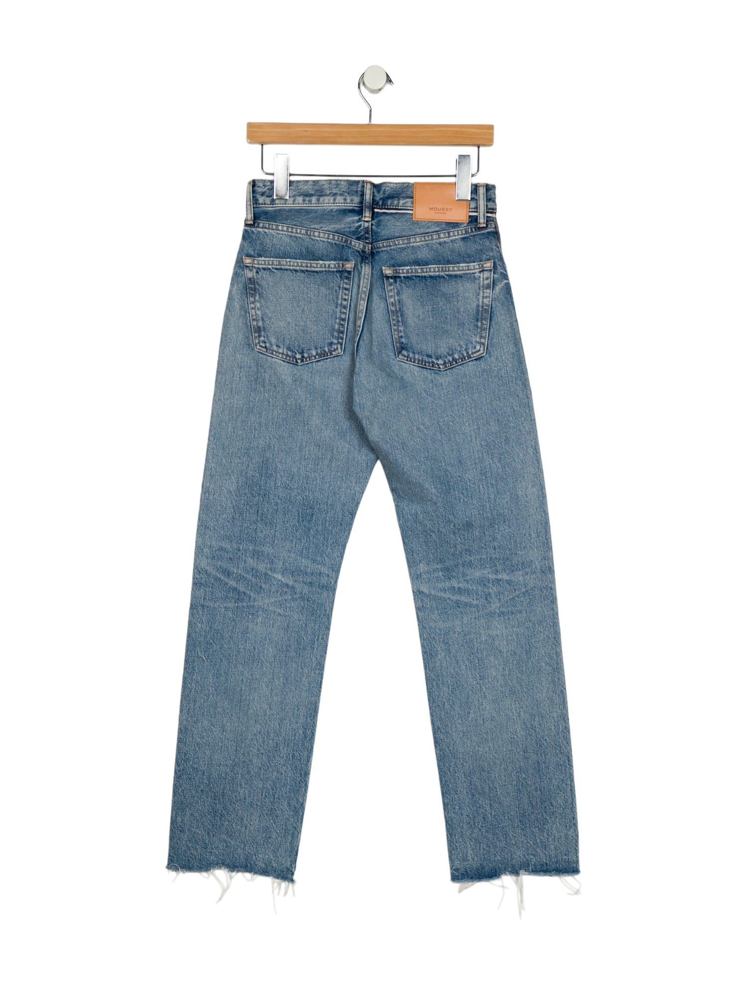 Moussy Vintage Mid-Rise Straight Leg Jeans