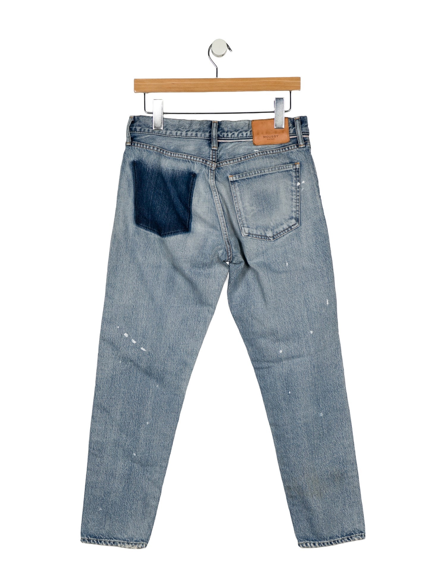 Moussy Vintage Mid-Rise Straight Leg Jeans