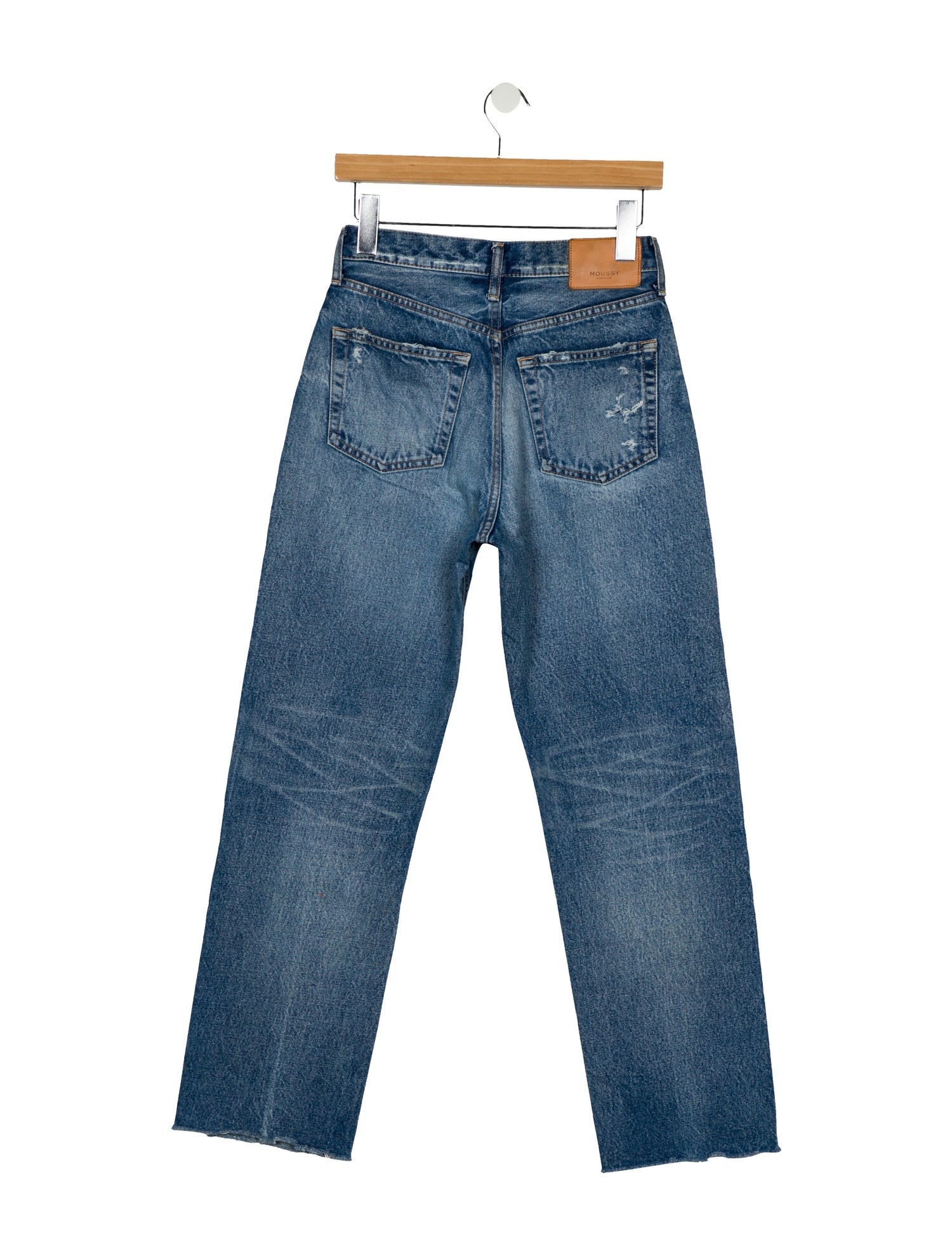 Moussy Vintage Mid-Rise Straight Leg Jeans