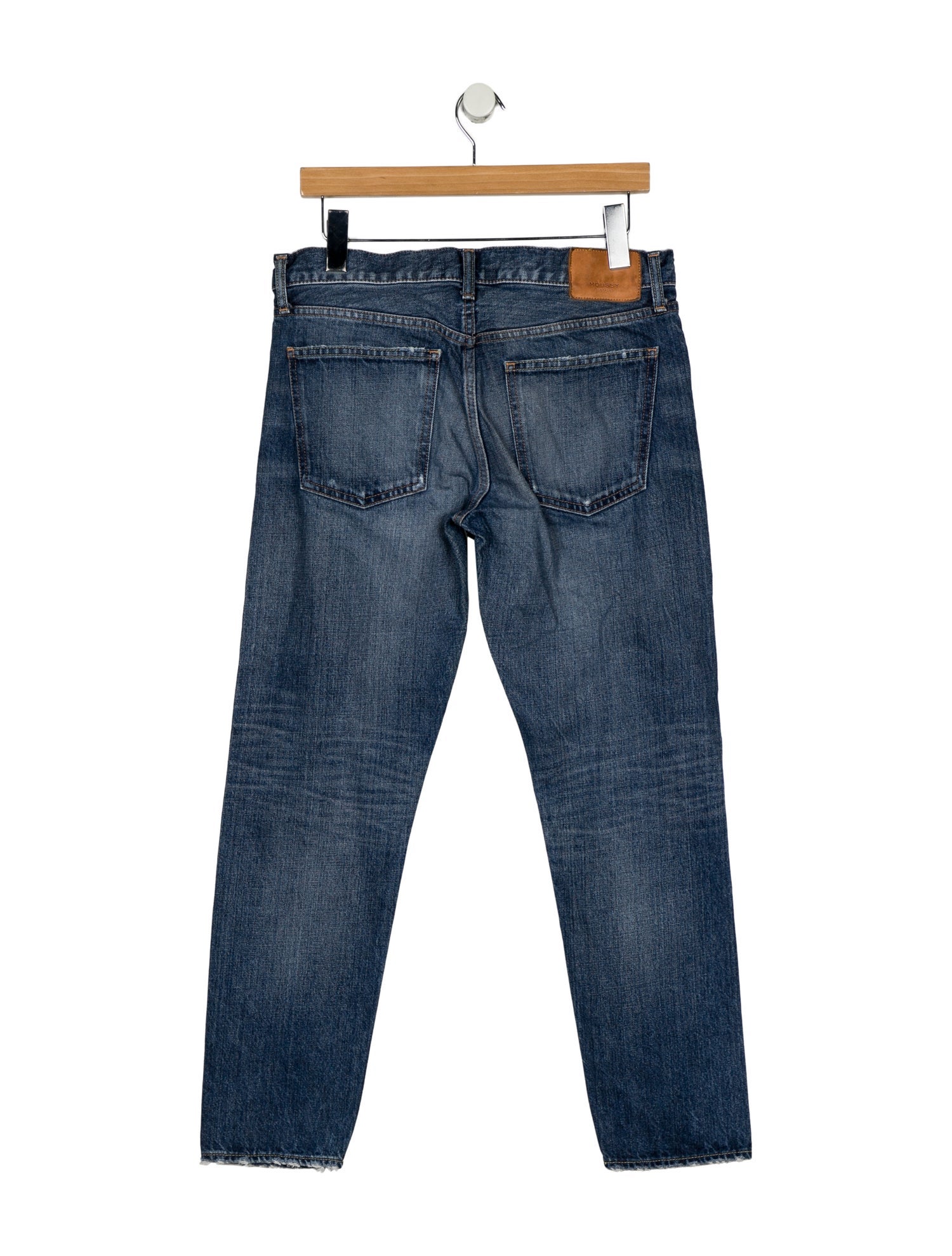 Moussy Vintage Mid-Rise Straight Leg Jeans